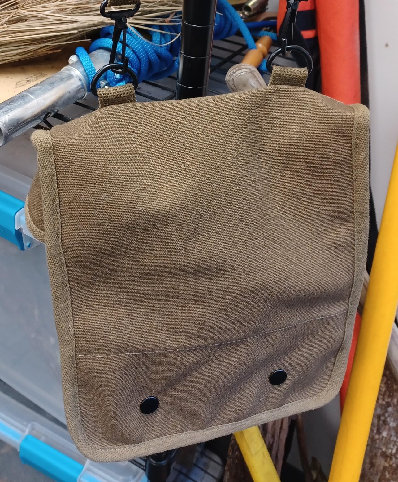 Rothco Canvas Map Case Shoulder Bag – Rugged Crossbody EDC Utility Storage - Customer Photo 1
