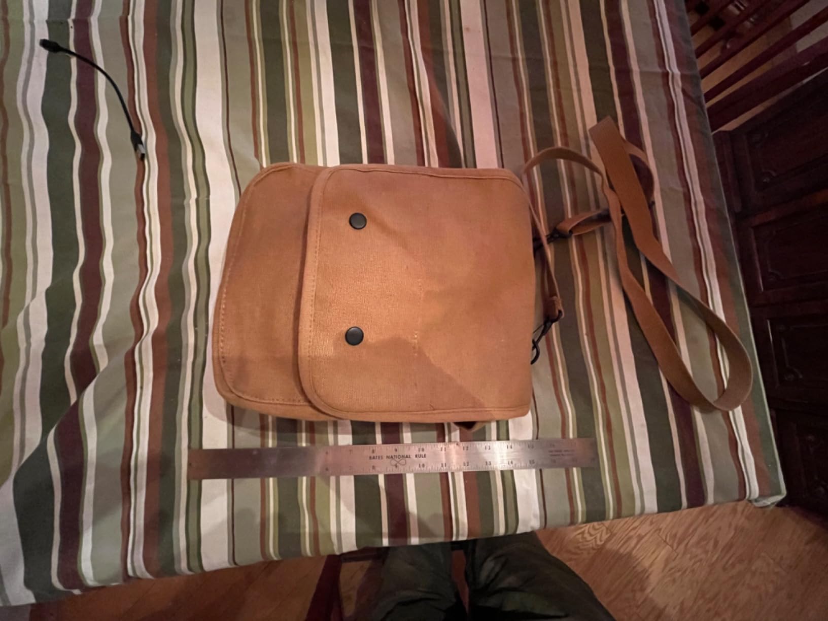 Rothco Canvas Map Case Shoulder Bag – Rugged Crossbody EDC Utility Storage - Customer Photo 2