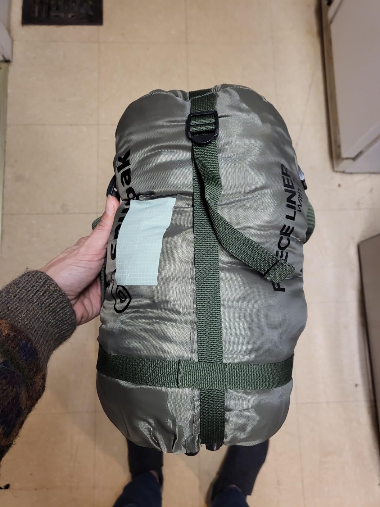 Snugpak Fleece Sleeping Bag Liner with Side Zip - Customer Photo 1