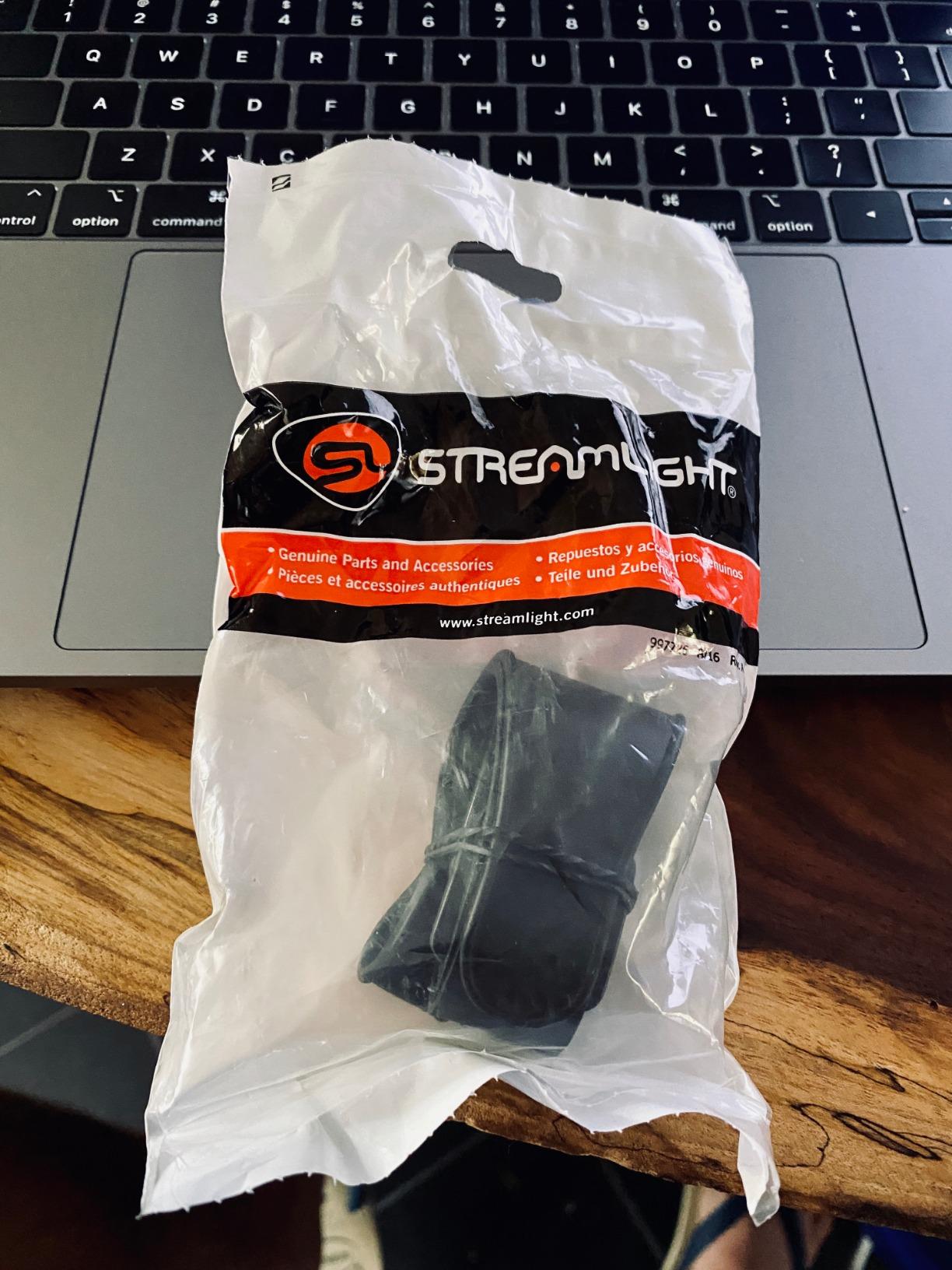 Streamlight Replacement Rubber Hardhat Strap,Black - Customer Photo 1