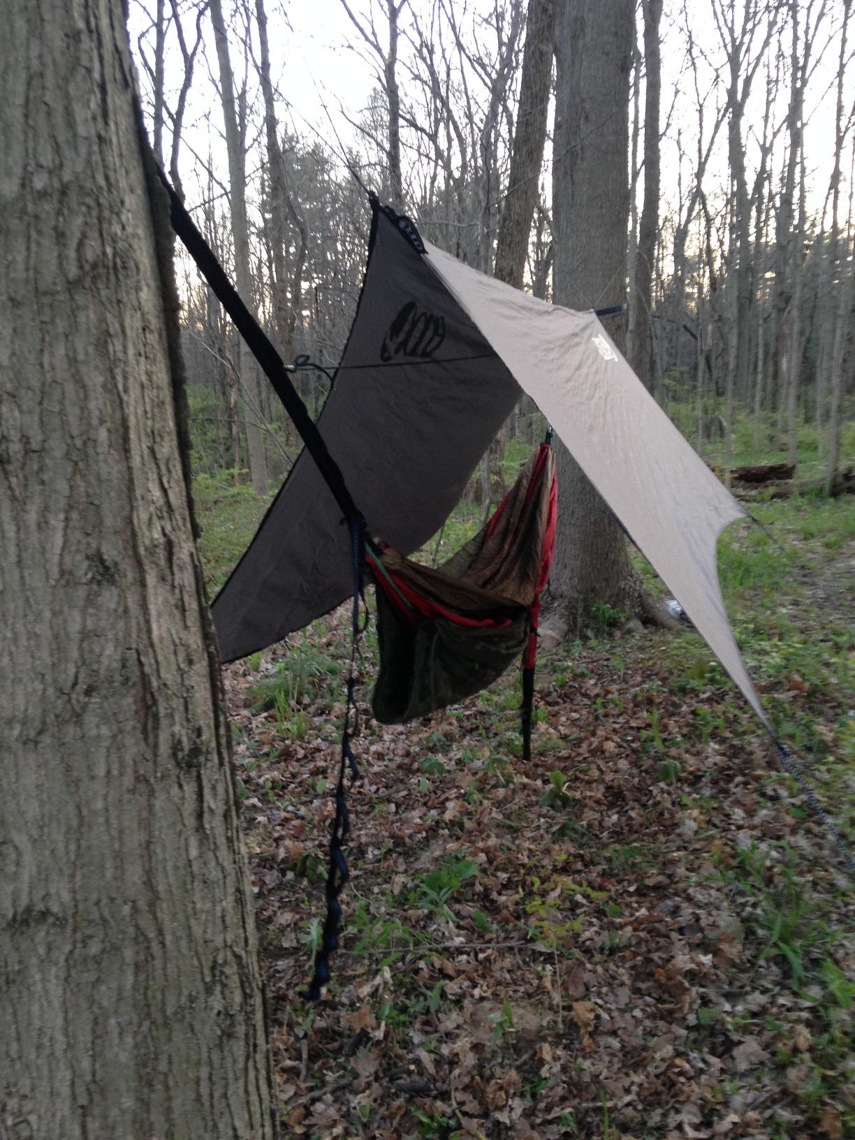 ENO, Eagles Nest Outfitters ProFly Rain Tarp, Ultralight Hammock Accessory, Charcoal Customer Review ENO, Eagles Nest Outfitters ProFly Rain Tarp, Ultralight Hammock Accessory, Charcoal - Customer Photo 2
