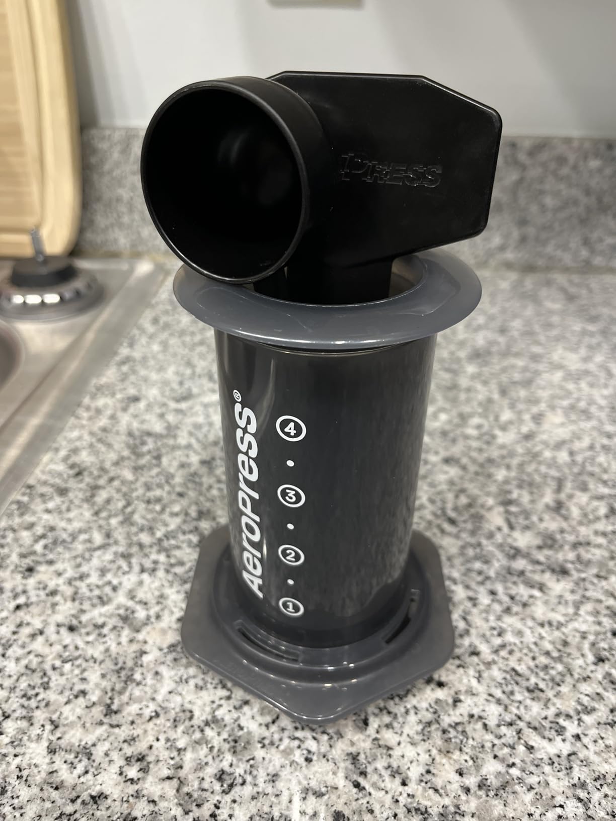 AeroPress Original Coffee Press - All-in-One French Press, Pour-Over & Espresso Style Manual Brewer, 2 Min Brew for Less Bitterness, More Flavor, Small Portable Coffee Maker, Travel & Camping customer photo 2