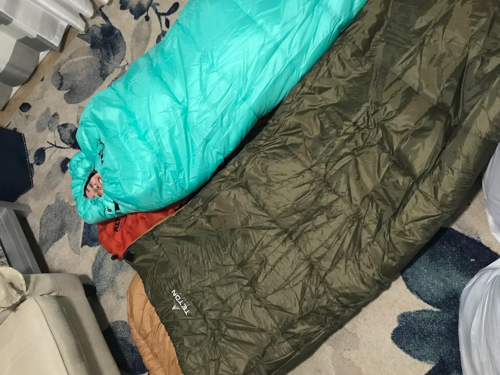 Teton Celsius Regular, 25F, 20F, 0F Degree Sleeping Bags, All Weather Bag for Adults and Kids, Camping Made Easy and Warm, Travel Sack Included Customer Review Teton Celsius Regular, 25F, 20F, 0F Degree Sleeping Bags, All Weather Bag for Adults and Kids, Camping Made Easy and Warm, Travel Sack Included - Customer Photo 1