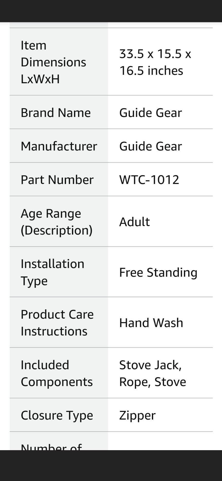 Guide Gear 10x12' Canvas Wall Tent for Hunting, Outdoor Camping, Waterproof 4 Season Tents (Frame Not Included) - Customer Photo 2