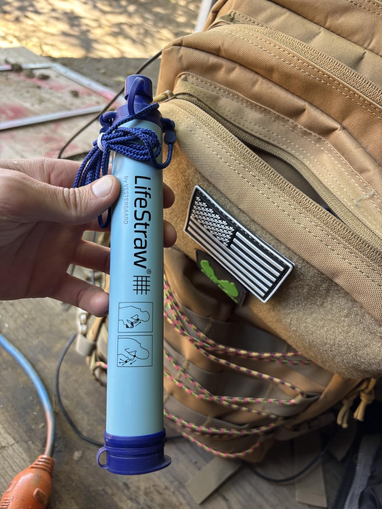 LifeStraw Personal Water Filter for Hiking, Camping, Travel, and Emergency Preparedness customer photo 2