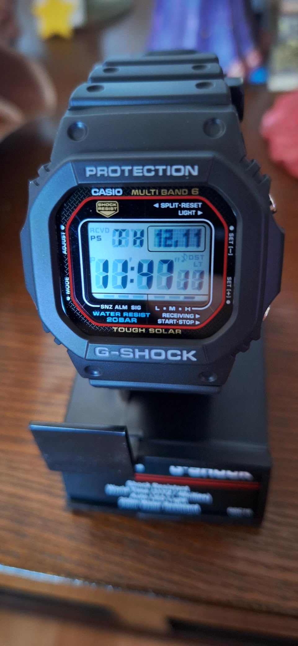 Casio G-Shock GW-M5610U-1 Men's Solar Black Resin Sport Watch - Customer Photo 3
