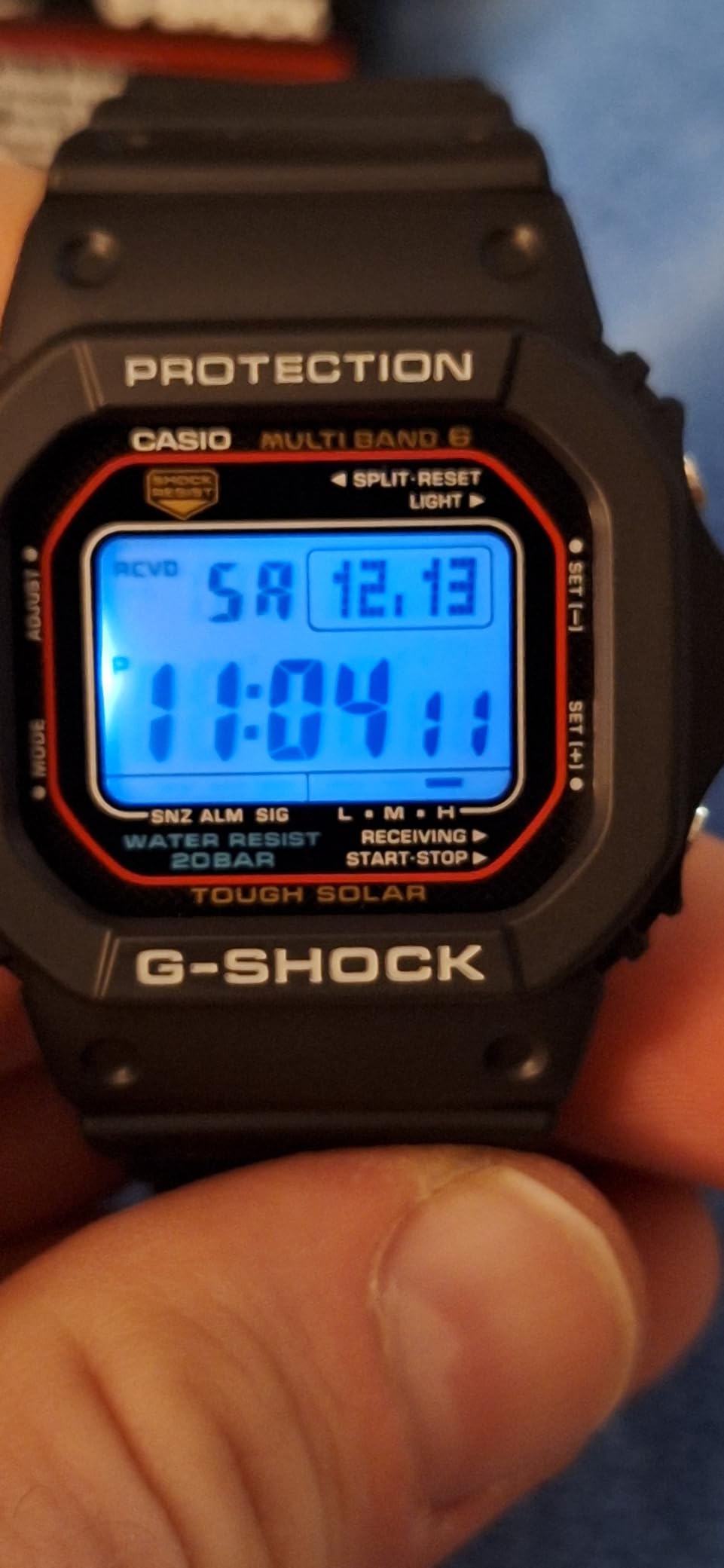 Casio G-Shock GW-M5610U-1 Men's Solar Black Resin Sport Watch - Customer Photo 4
