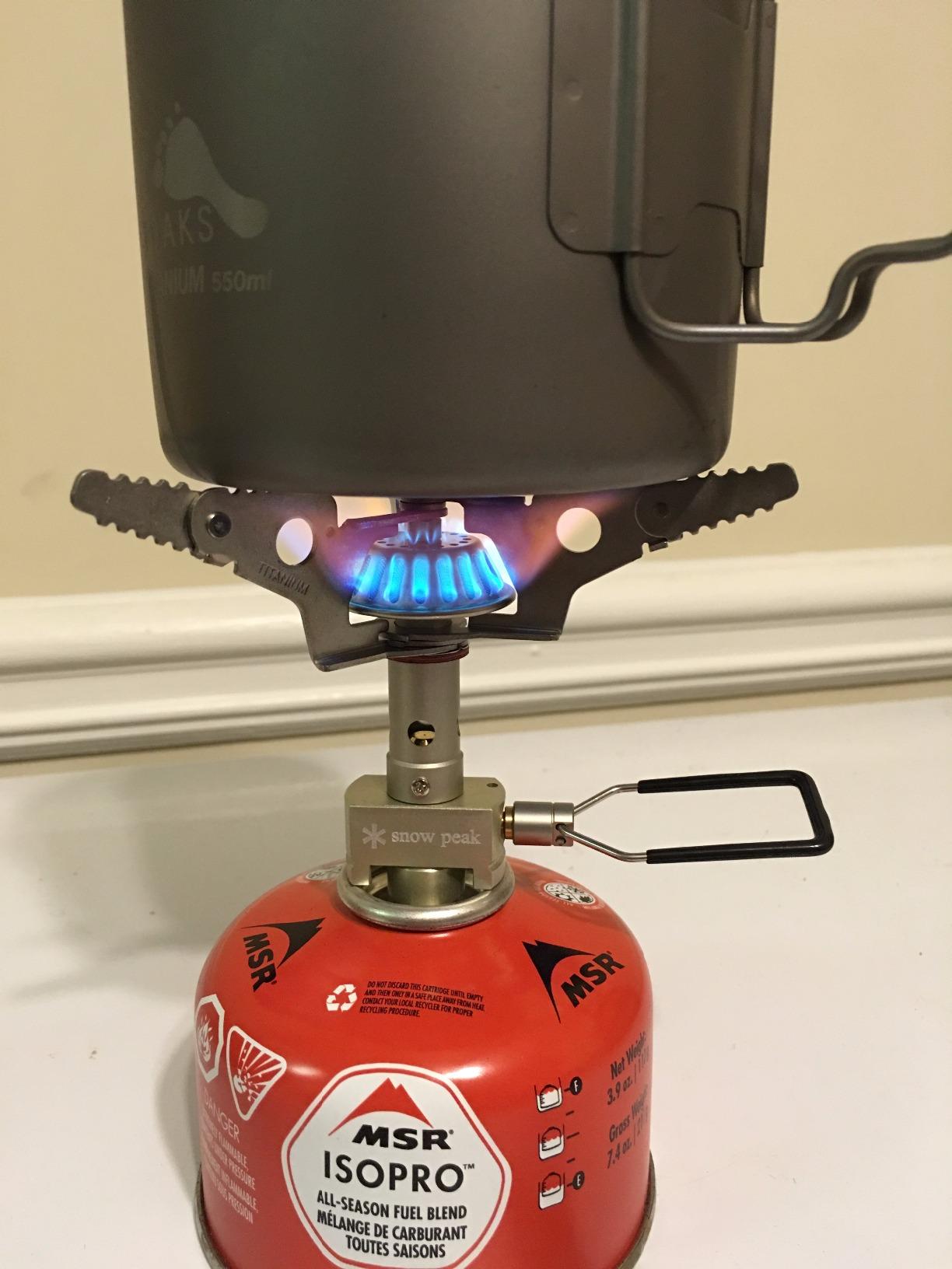 Snow Peak LiteMax Titanium Ultralight Backpackers Stove customer photo 2