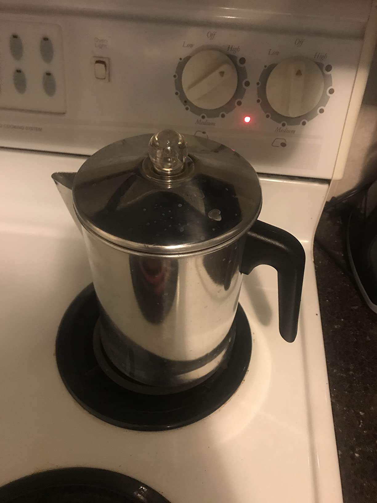 Primula Today Aluminum Stove Top Percolator Maker Durable, Brew Coffee On Stovetop, 9 Cup, Silver - Customer Photo 2