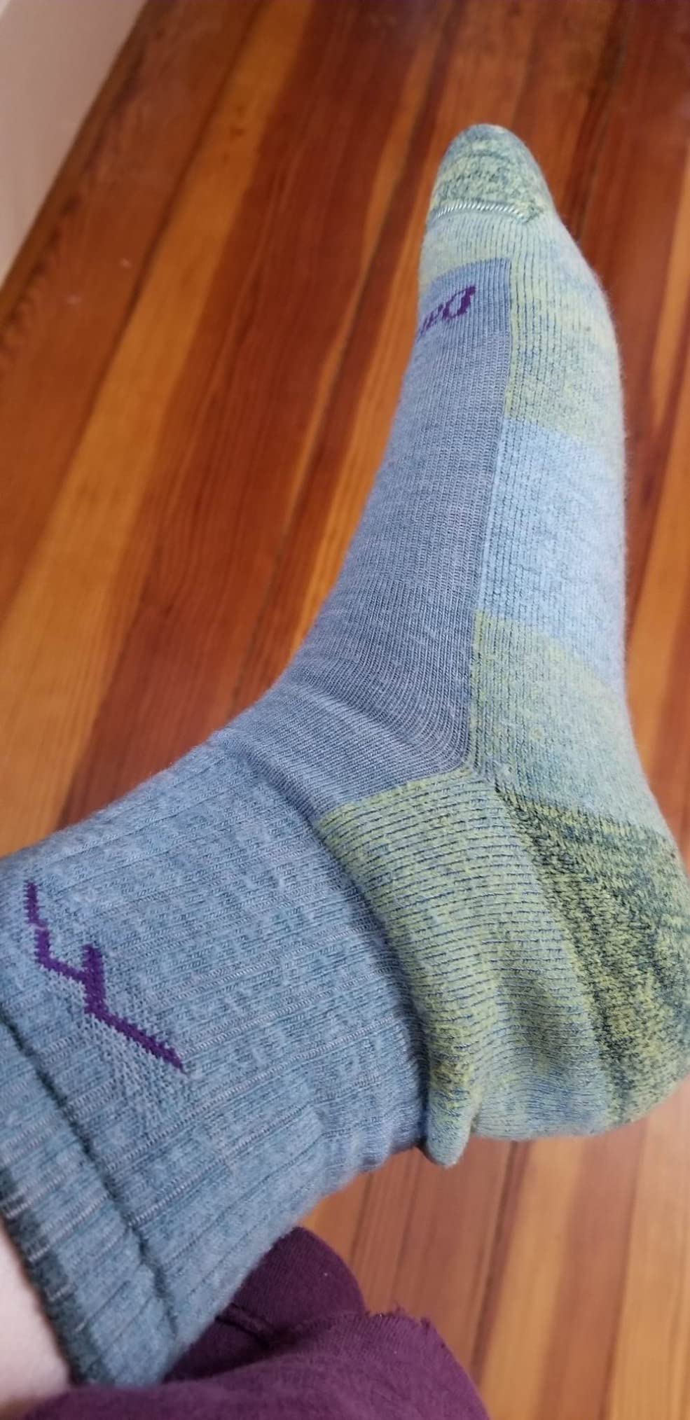 Darn Tough Vermont Women Merino Wool Micro Crew Socks Cushion Customer Review Darn Tough Vermont Women Merino Wool Micro Crew Socks Cushion - Customer Photo 2