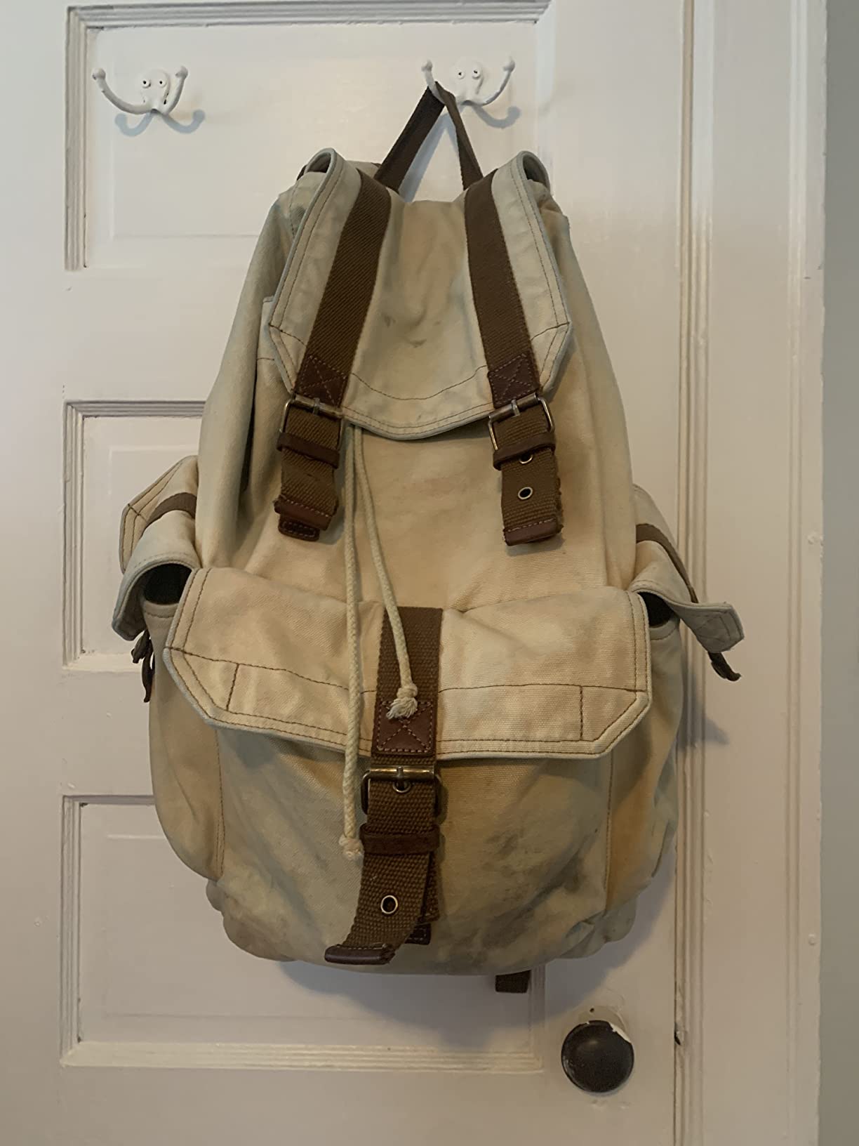 GOOTIUM 21101AMG Specially High Density Thick Canvas Backpack Rucksack, Field Tan, Large - Customer Photo 1