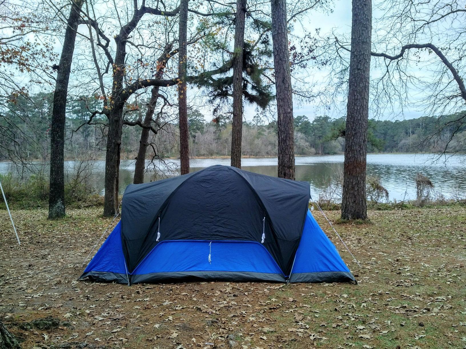 Coleman Montana Camping Tent, 6/8 Person Family Tent with Included Rainfly, Carry Bag, and Spacious Interior, Fits Multiple Queen Airbeds and Sets Up in 15 Minutes - Customer Photo 2