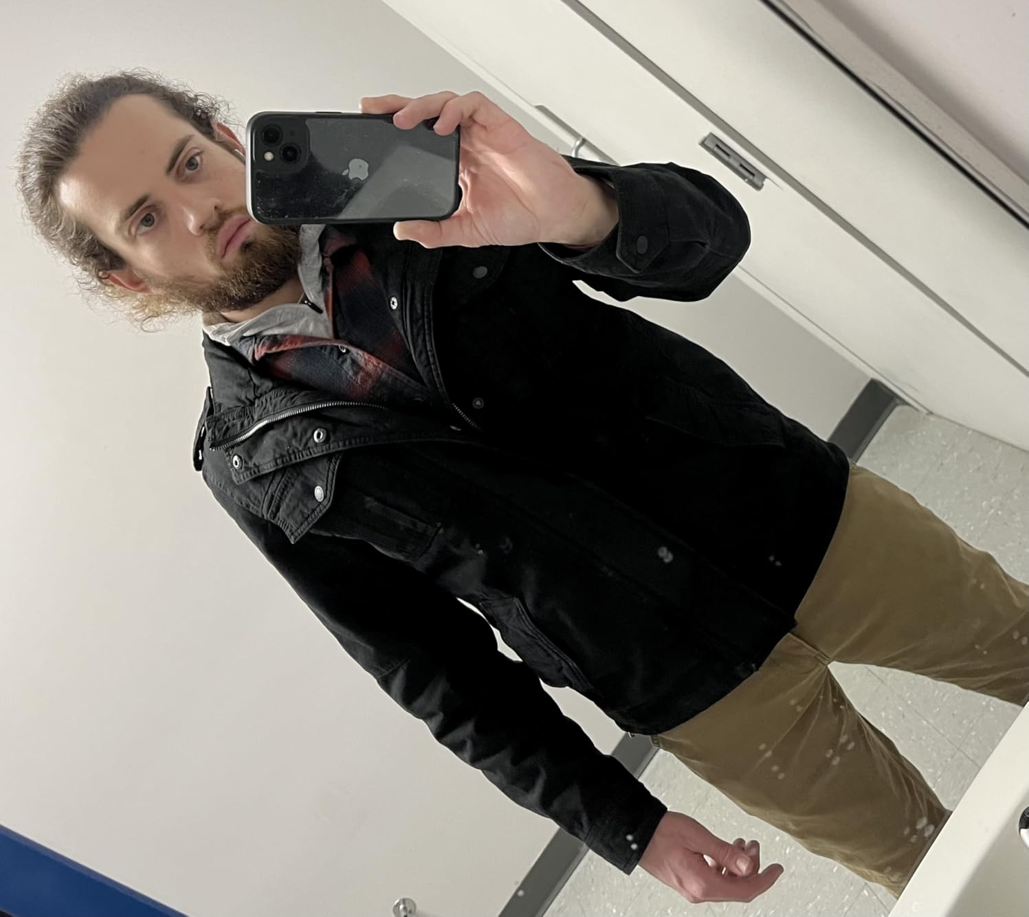 Levi's Men's Washed Cotton Hooded Military Jacket (Regular & Big & Tall Sizes) - Customer Photo 2