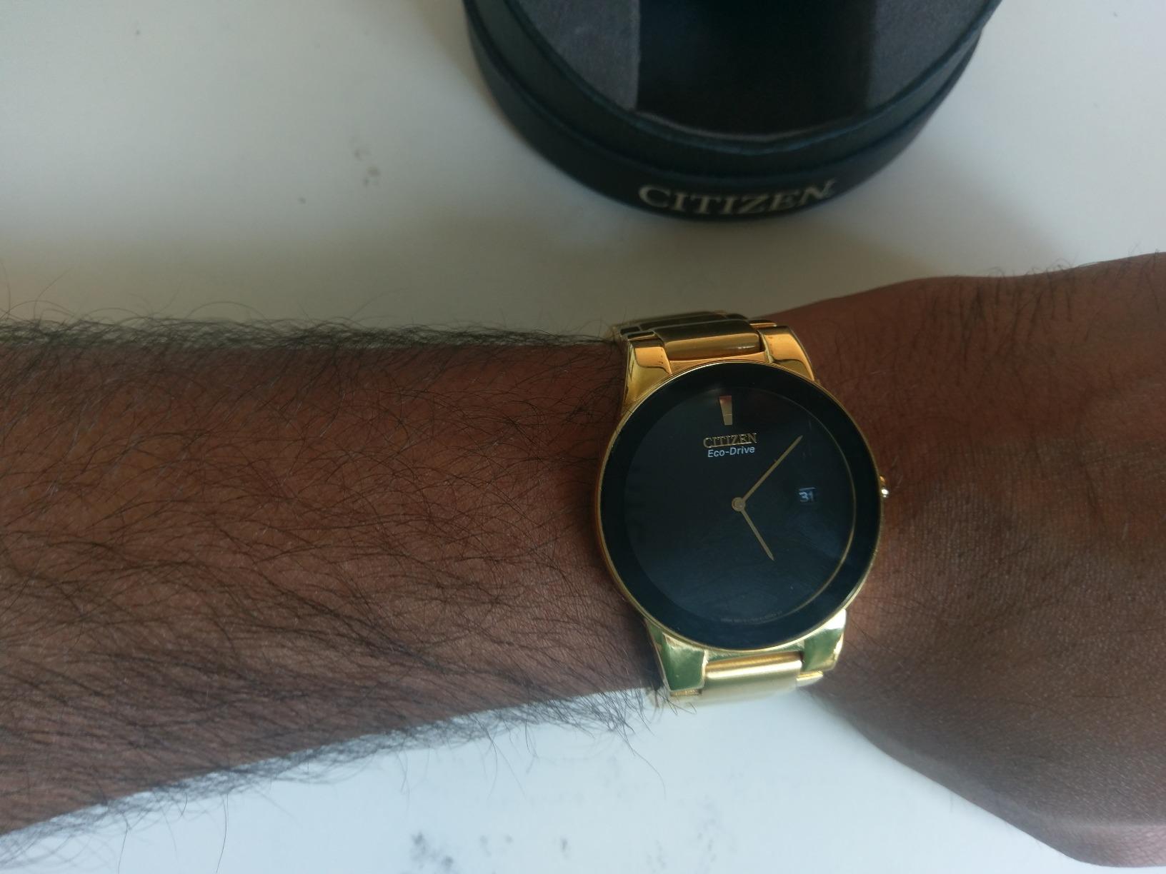 Citizen Men's Eco-Drive Modern Axiom Watch, Contemporary Solar Powered Design with Clean Minimalist Styling - Customer Photo 3