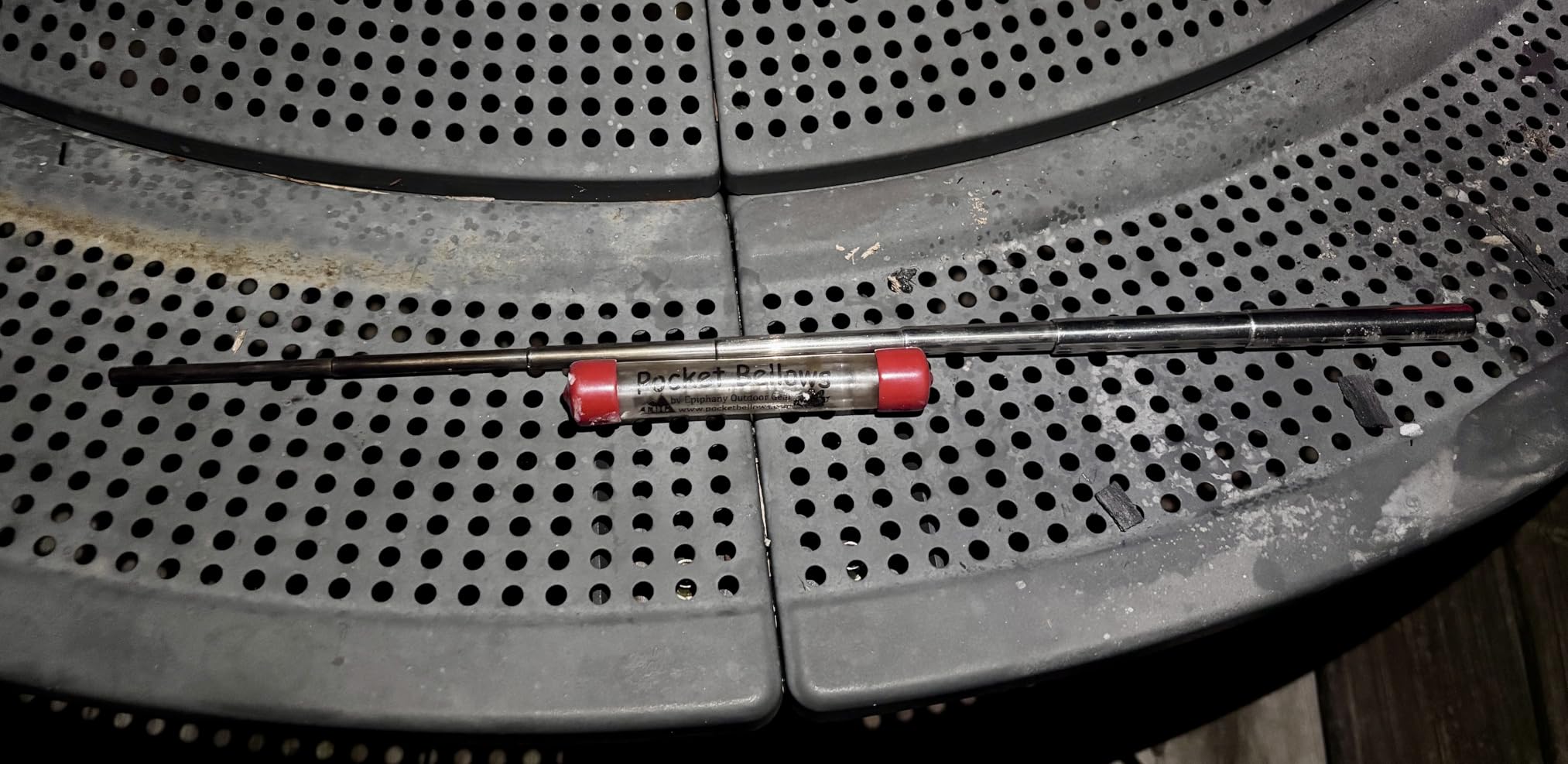 Epiphany Outdoor Gear Pocket Bellows - Weatherproof Collapsible Fire Bellowing Tool for Starting Fire- an Essential Camping Gear Customer Review Epiphany Outdoor Gear Pocket Bellows - Weatherproof Collapsible Fire Bellowing Tool for Starting Fire- an Essential Camping Gear - Customer Photo 1