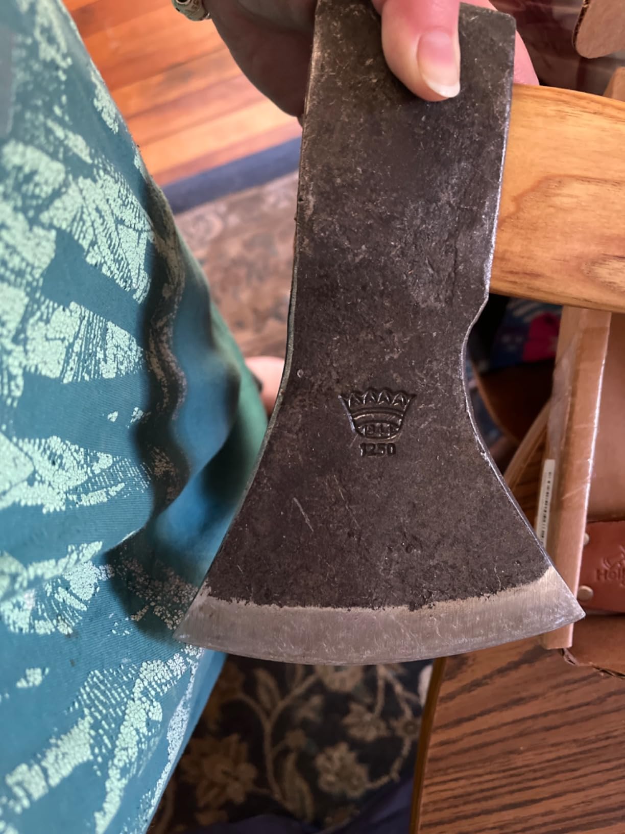 1844 Helko Werk Germany Traditional Rheinland Hatchet - Made in Germany Camping and Bushcraft Hatchets, Backpacking Handmade German Small Axe - Head 1.25 lbs, Handle 14 in. (Rheinland Hatchet) #11326 Customer Review 1844 Helko Werk Germany Traditional Rheinland Hatchet - Made in Germany Camping and Bushcraft Hatchets, Backpacking Handmade German Small Axe - Head 1.25 lbs, Handle 14 in. (Rheinland Hatchet) #11326 - Customer Photo 2