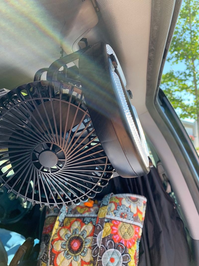 Odoland Portable LED Camping Lantern with Ceiling Fan - Hurricane Emergency - Customer Photo 1