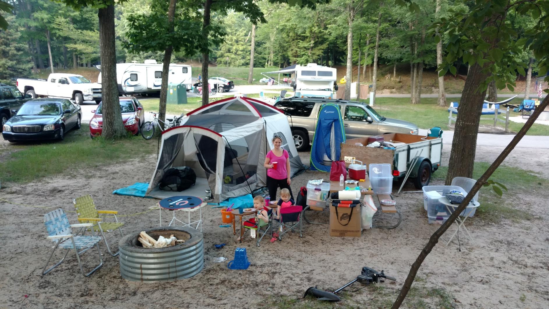 Wenzel Klondike 8 Person Water Resistant Tent with Convertible Screen Room for Family Camping - Customer Photo 2