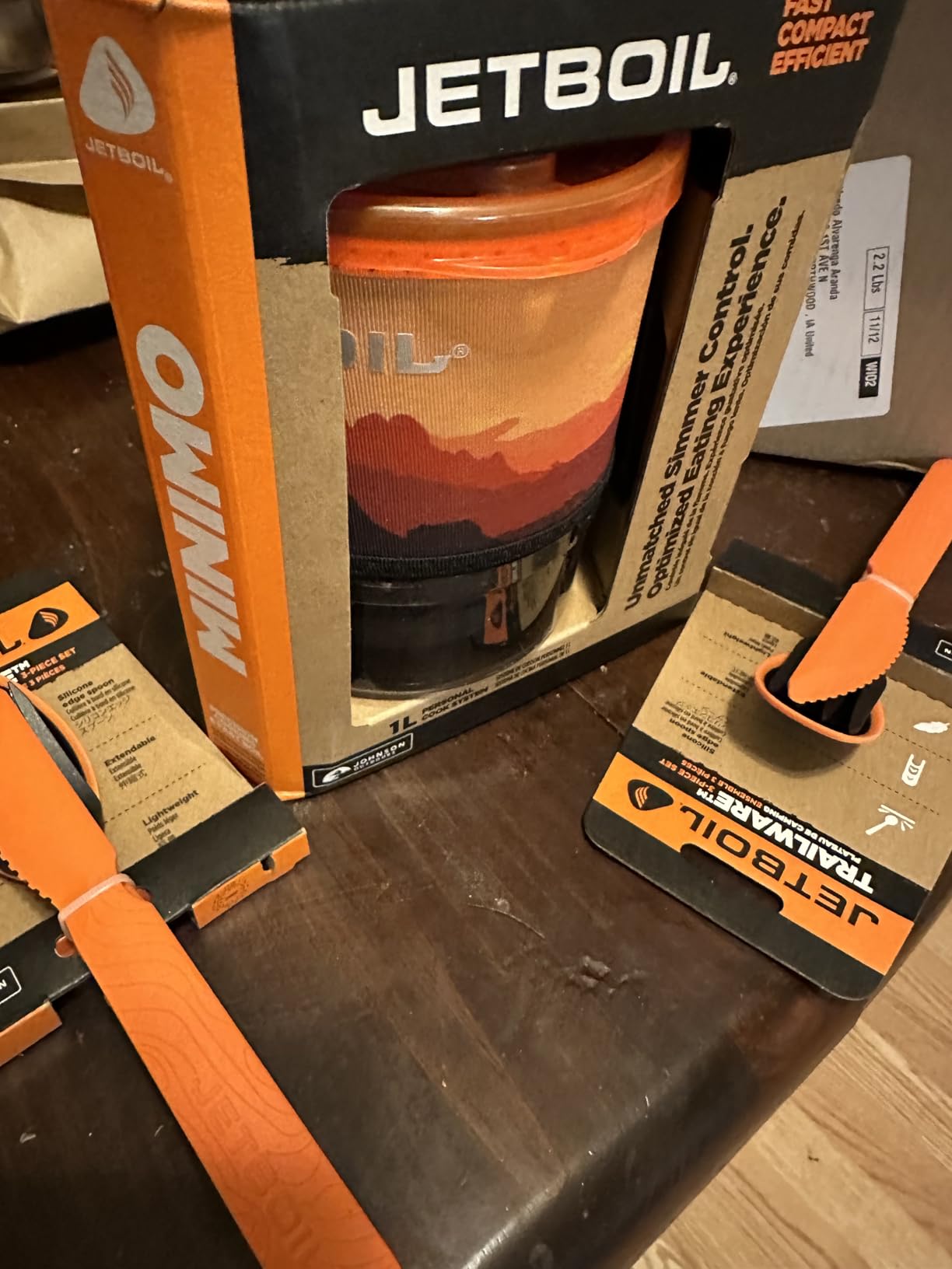Jetboil MiniMo Camping and Backpacking Stove Cooking System with Adjustable Heat Control - Customer Photo 1