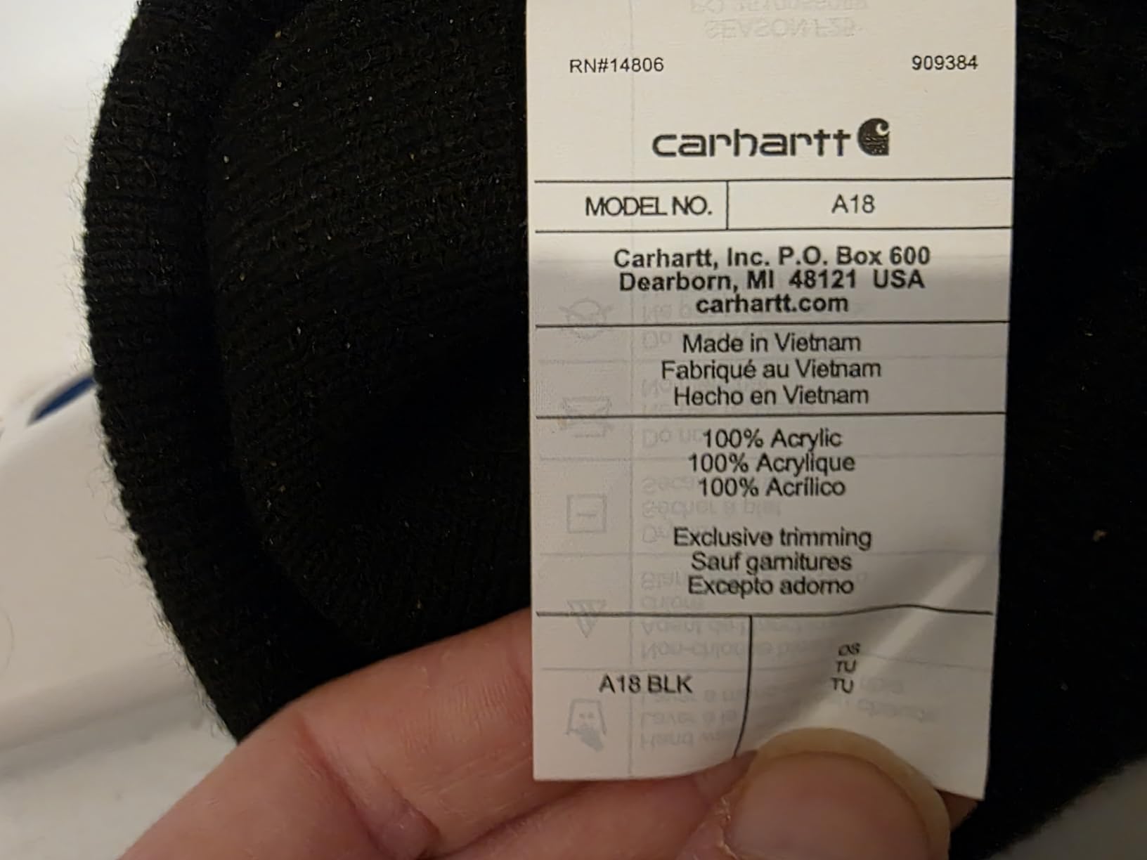 Carhartt Men's Knit Cuffed Beanie - Classic Cold Weather Hat, One Size - Customer Photo 2
