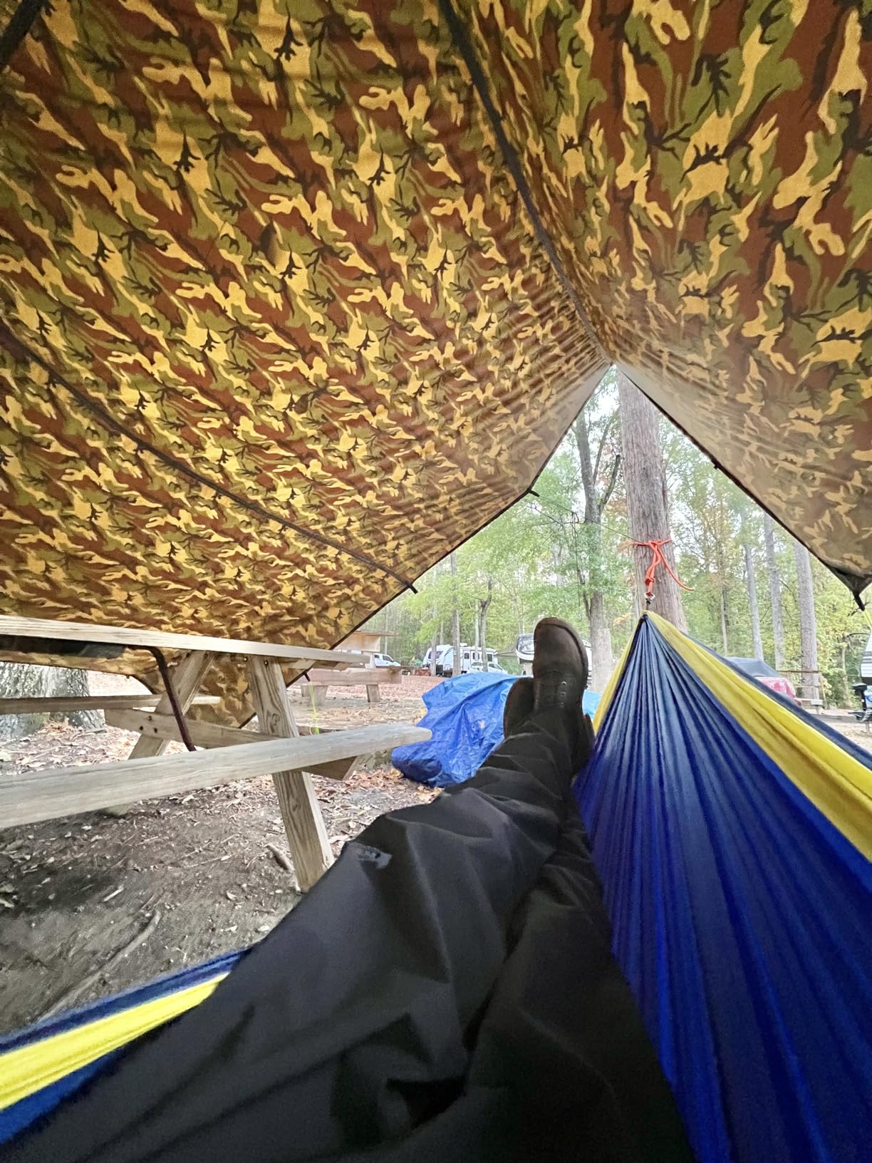 AquaQuest Defender Tarp – Heavy-Duty Waterproof (20,000 mm) Seam-Taped Rain Fly for Camping, Bushcraft & Survival Customer Review AquaQuest Defender Tarp – Heavy-Duty Waterproof (20,000 mm) Seam-Taped Rain Fly for Camping, Bushcraft & Survival - Customer Photo 1