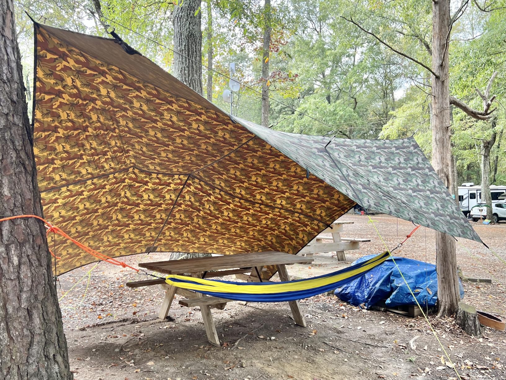 AquaQuest Defender Tarp – Heavy-Duty Waterproof (20,000 mm) Seam-Taped Rain Fly for Camping, Bushcraft & Survival Customer Review AquaQuest Defender Tarp – Heavy-Duty Waterproof (20,000 mm) Seam-Taped Rain Fly for Camping, Bushcraft & Survival - Customer Photo 2