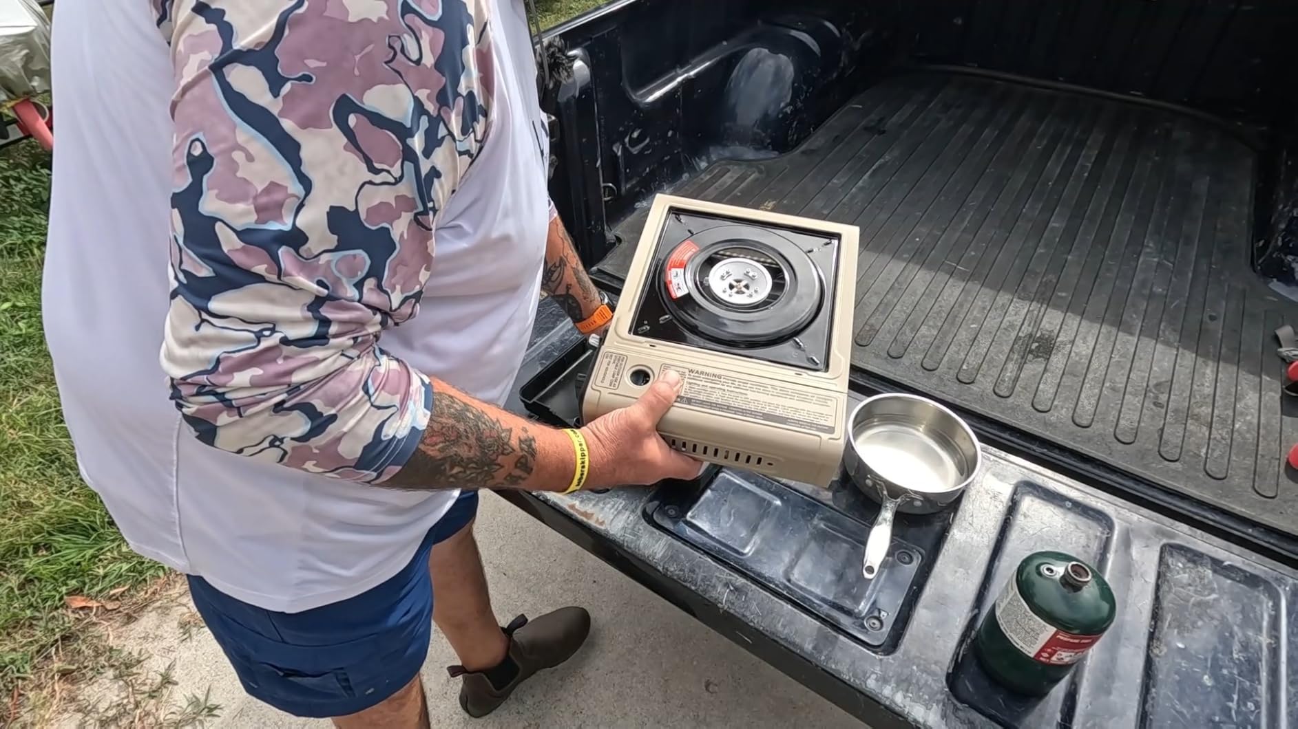Gas One GS-3400P Propane or Butane Stove Dual Fuel Stove Portable Camping Stove - Patented - with Carrying Case Great for Emergency Preparedness Kit - Customer Photo 2