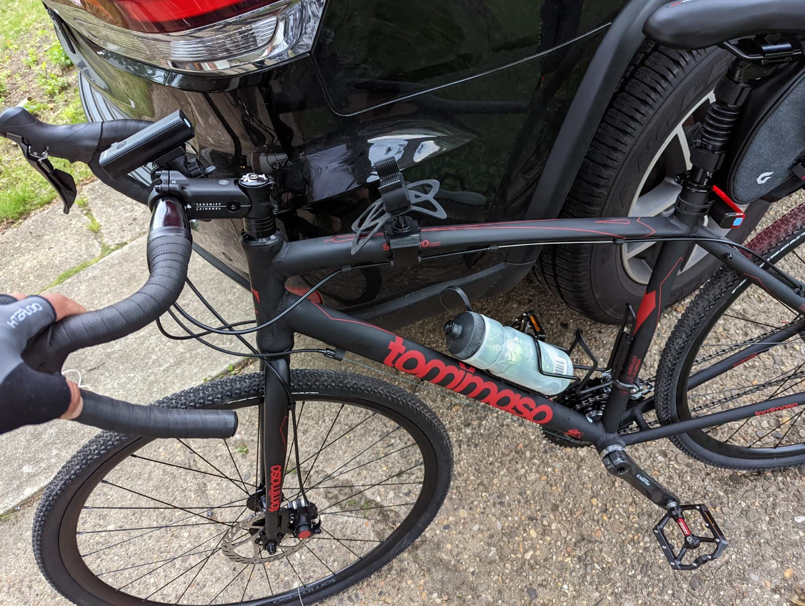 Tommaso Sentiero Sport Performance Aluminum Gravel Bike Shimano Claris 24 Speeds Road Bicycle Men Road Bikes for Men Customer Review Tommaso Sentiero Sport Performance Aluminum Gravel Bike Shimano Claris 24 Speeds Road Bicycle Men Road Bikes for Men - Customer Photo 1