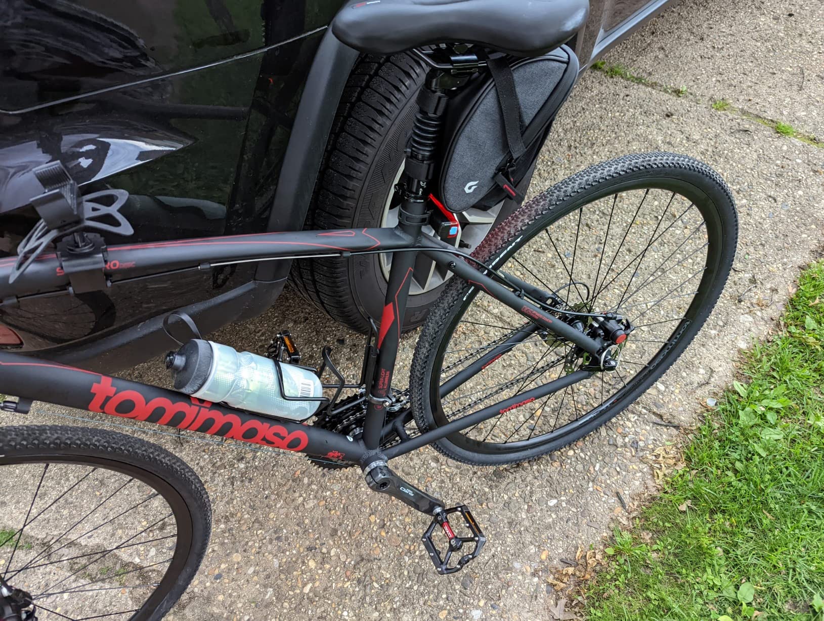 Tommaso Sentiero Sport Performance Aluminum Gravel Bike Shimano Claris 24 Speeds Road Bicycle Men Road Bikes for Men Customer Review Tommaso Sentiero Sport Performance Aluminum Gravel Bike Shimano Claris 24 Speeds Road Bicycle Men Road Bikes for Men - Customer Photo 2