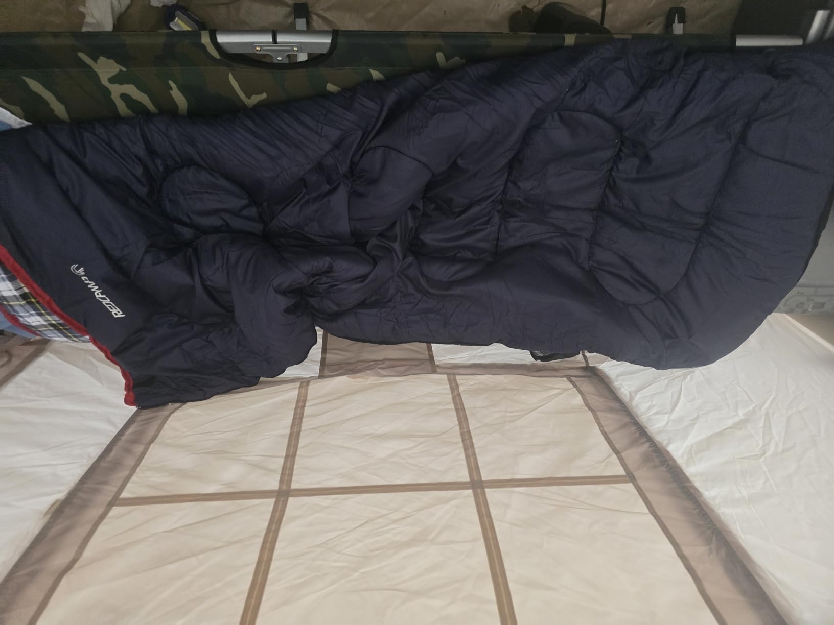 REDCAMP Cotton Flannel Sleeping Bag for Camping Backpacking, Adults Cold Weather Envelope Sleeping Bags with 2/3/4/6lbs Filling customer photo 1