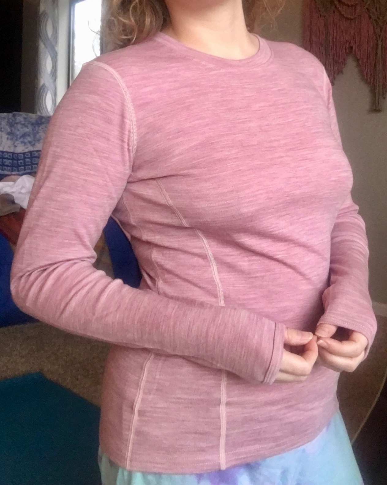 MERIWOOL Womens Base Layer 100% Merino Wool Midweight Long Sleeve Thermal Shirt - Customer Photo 2