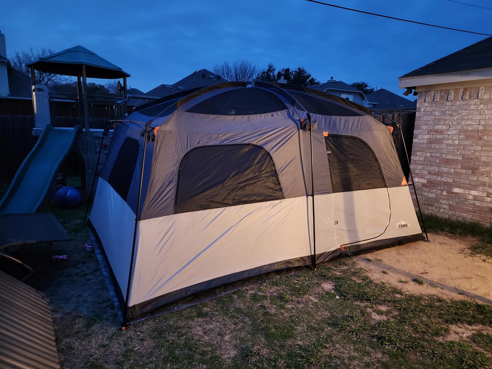 CORE Tent for Family Camping | 10 Person / 11 Person / 12 Person Large Multi Room Cabin Tents for Car Camping & Outdoor Adventures - Customer Photo 2