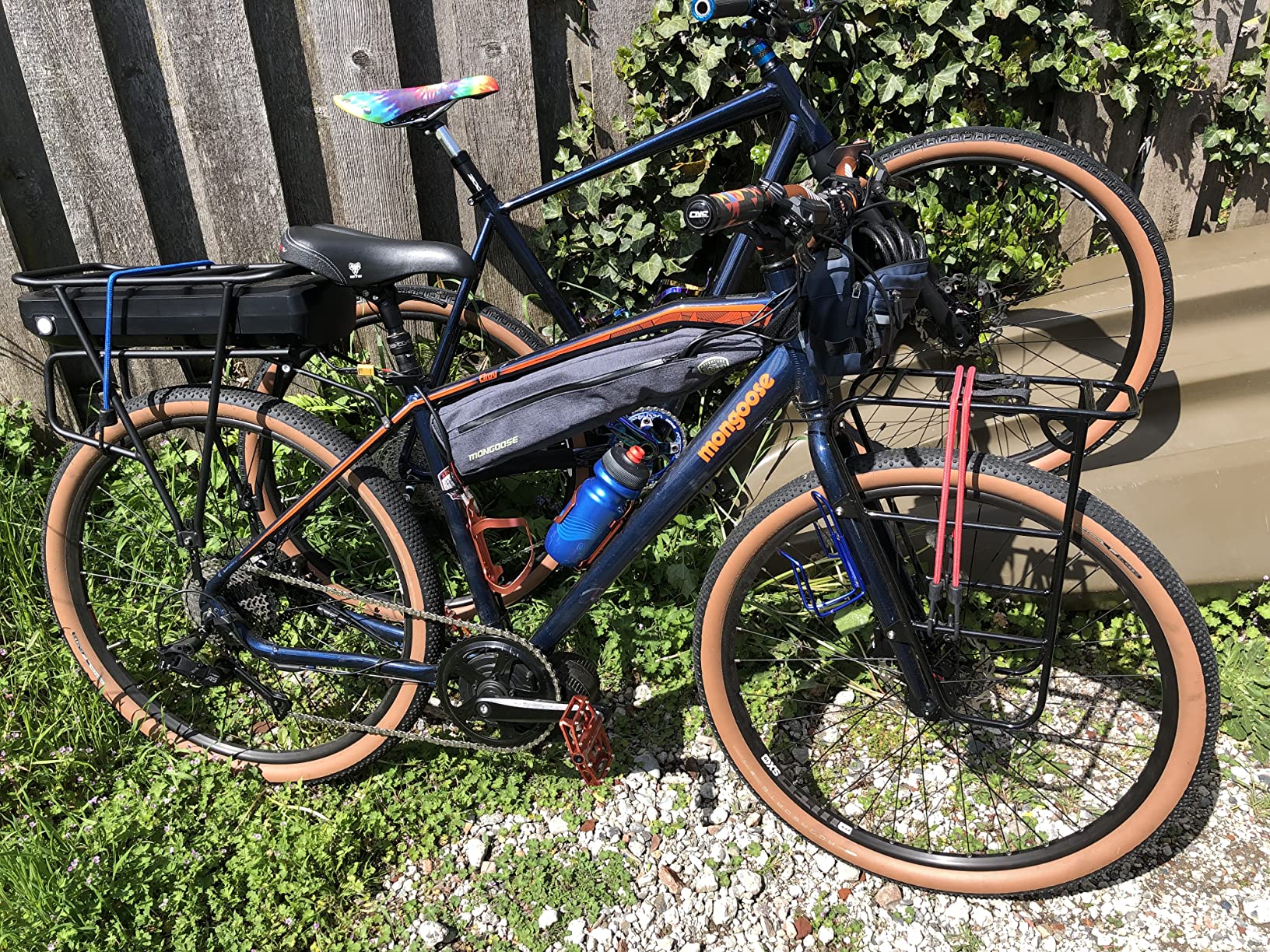 Mongoose Men's Elroy Adventure Bike 700C Wheel Bicycle, Blue, 54cm frame size Customer Review Mongoose Men's Elroy Adventure Bike 700C Wheel Bicycle, Blue, 54cm frame size - Customer Photo 1