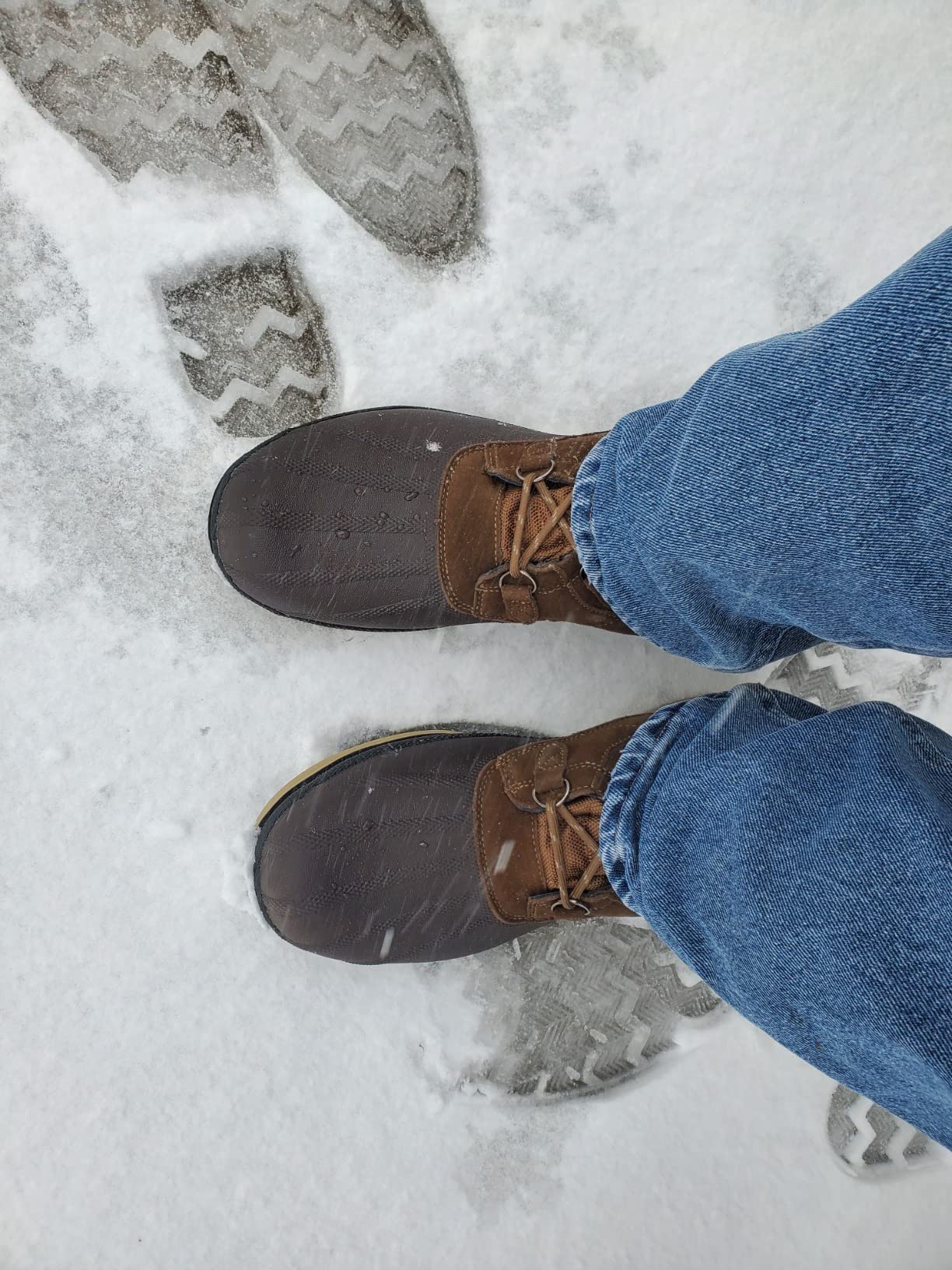NORTIV 8 Men's Insulated Waterproof Work Winter Snow Boots - Customer Photo 2