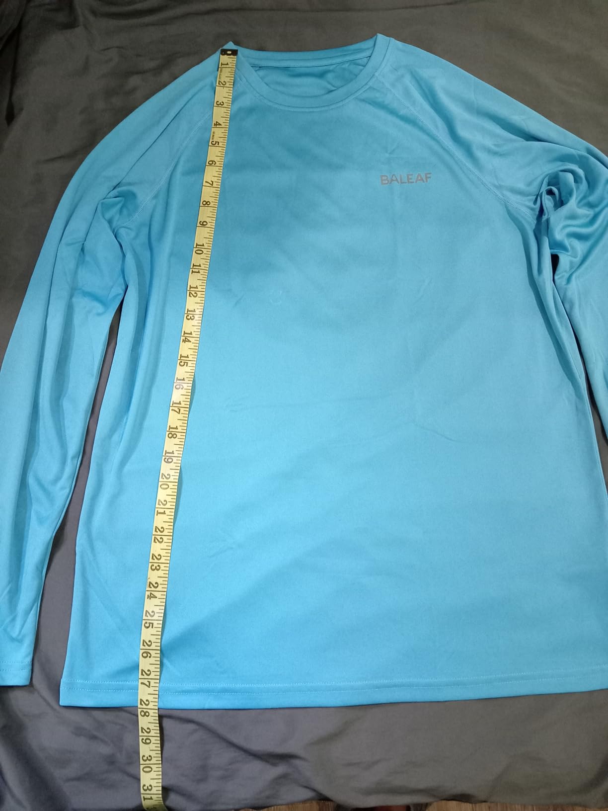 baleaf Men's Sun Protection Shirts UV SPF UPF 50+ Long Sleeve Rash Guard Fishing Running Quick Dry Lightweight - Customer Photo 4