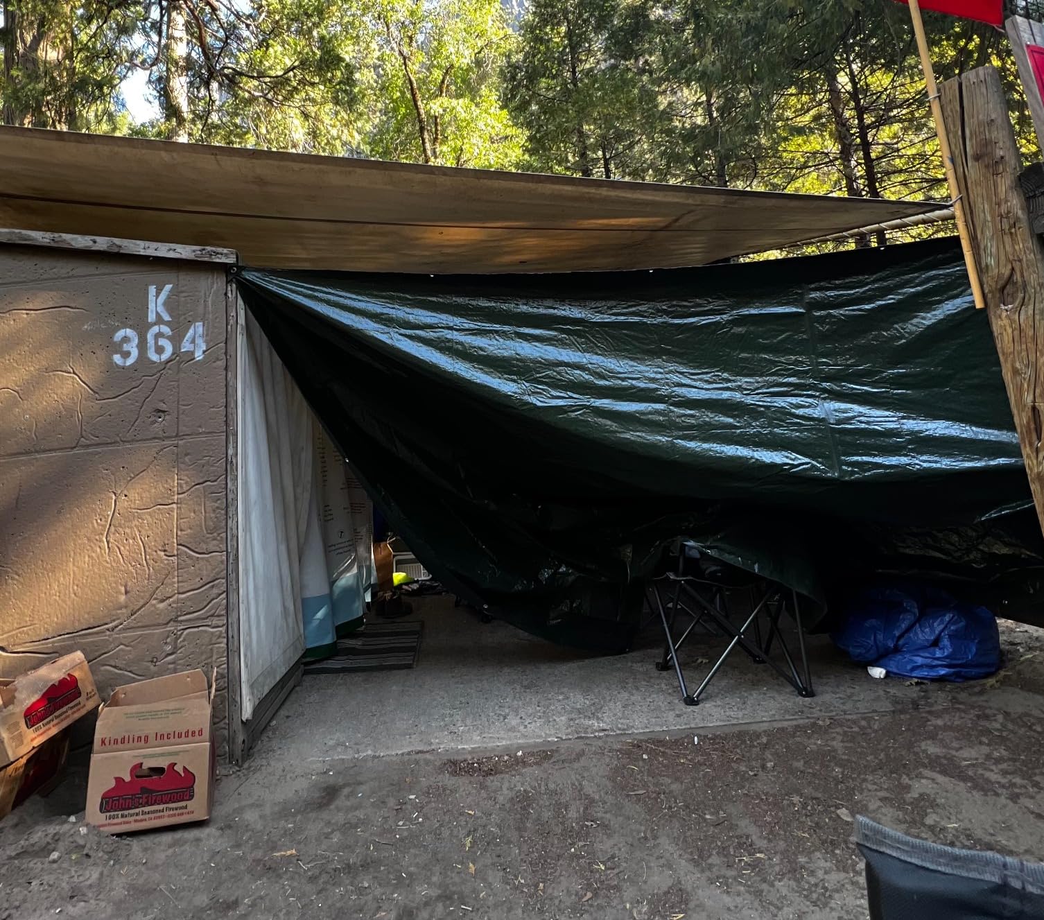 Amazon Basics Waterproof Camping Tarp - Customer Photo 3