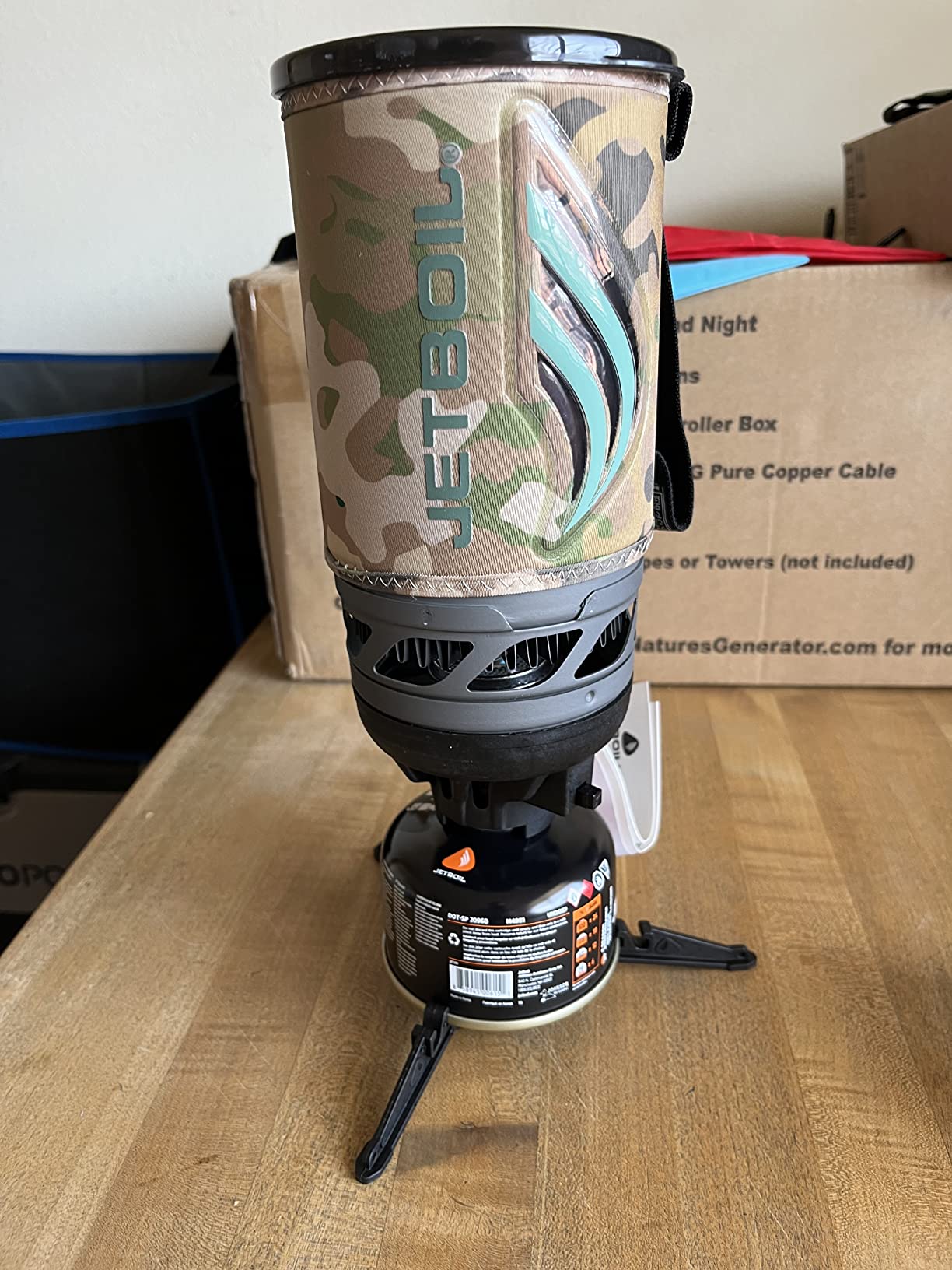 Jetboil Flash Camping and Backpacking Stove System, Portable Propane/Isobutane Burner with Cooking Cup - Customer Photo 2