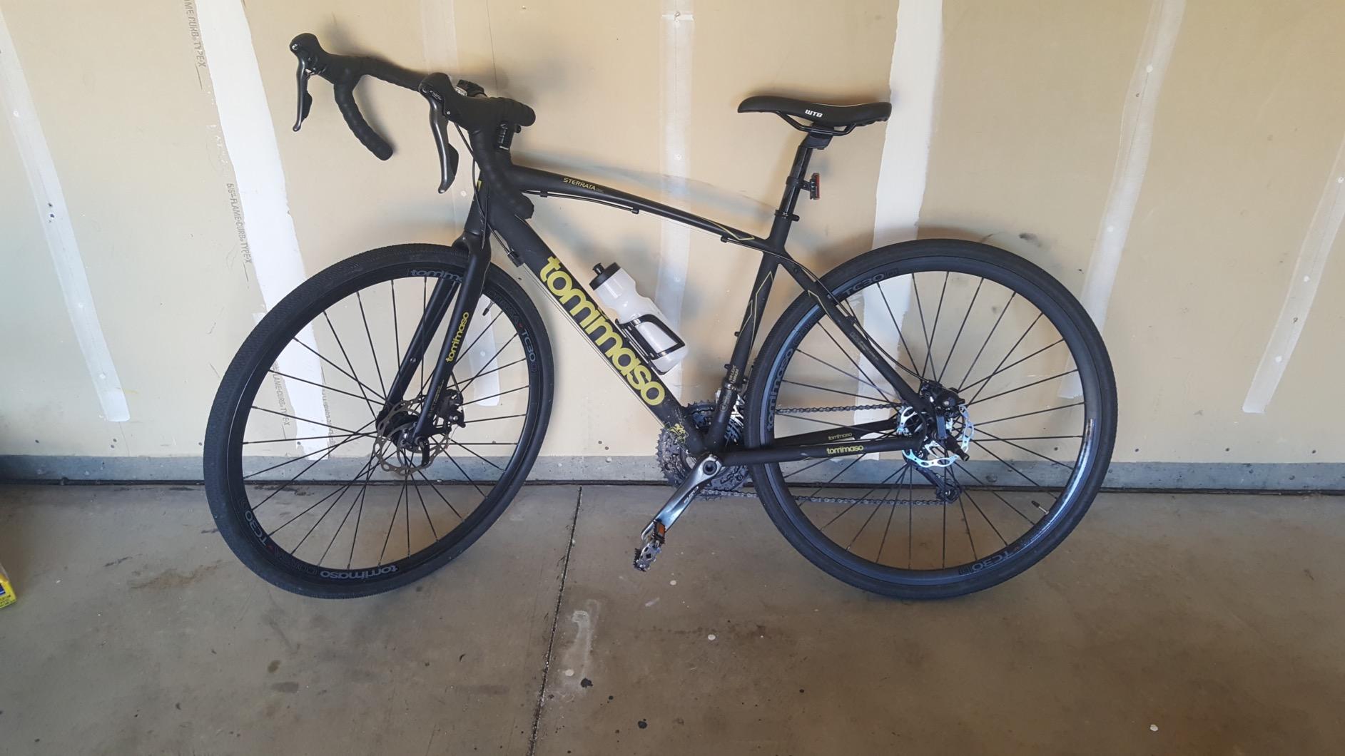 Tommaso Sterrata Sport Performance Aluminum Gravel Bike Carbon Fork Shimano Claris 24 Speeds Road Bicycle Men Road Bikes for Men Customer Review Tommaso Sterrata Sport Performance Aluminum Gravel Bike Carbon Fork Shimano Claris 24 Speeds Road Bicycle Men Road Bikes for Men - Customer Photo 1