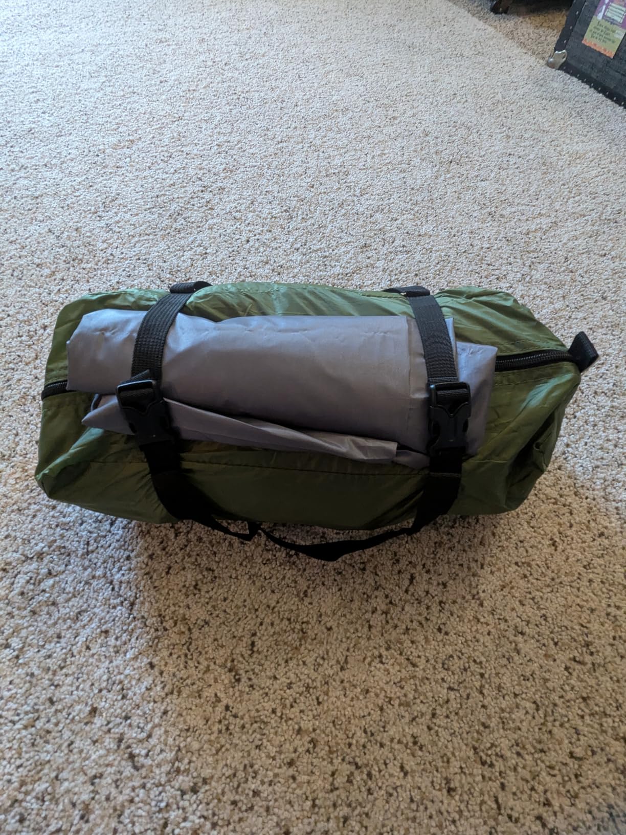 REDCAMP Waterproof Camping Tarp, Grey/Green 4 in 1 Multifunctional Tent Footprint for Camping, Hiking, Backpacking - Customer Photo 2