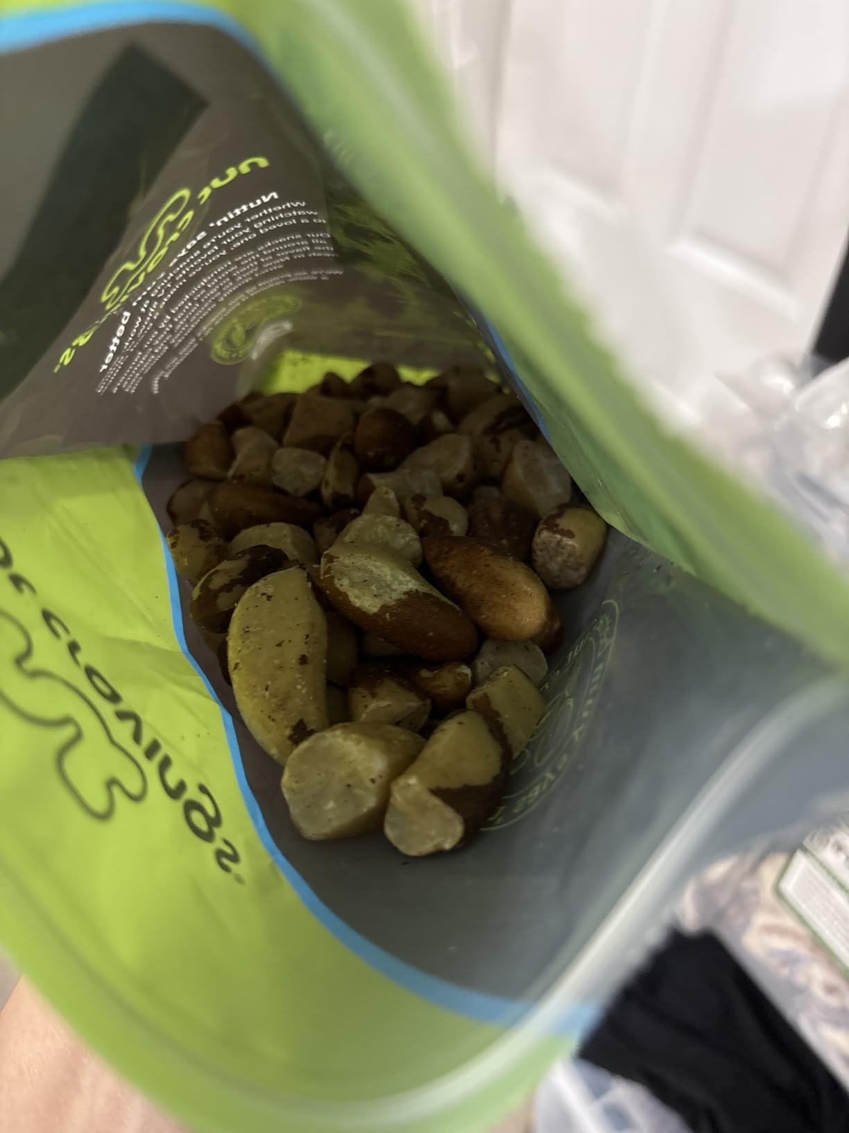NUT CRAVINGS - Raw Brazil Nuts, Unsalted, No Shell, Whole, (16oz - 1 LB) Packed Fresh in Resealable Bag - Kosher Healthy Snack, Food Assortments - Customer Photo 1