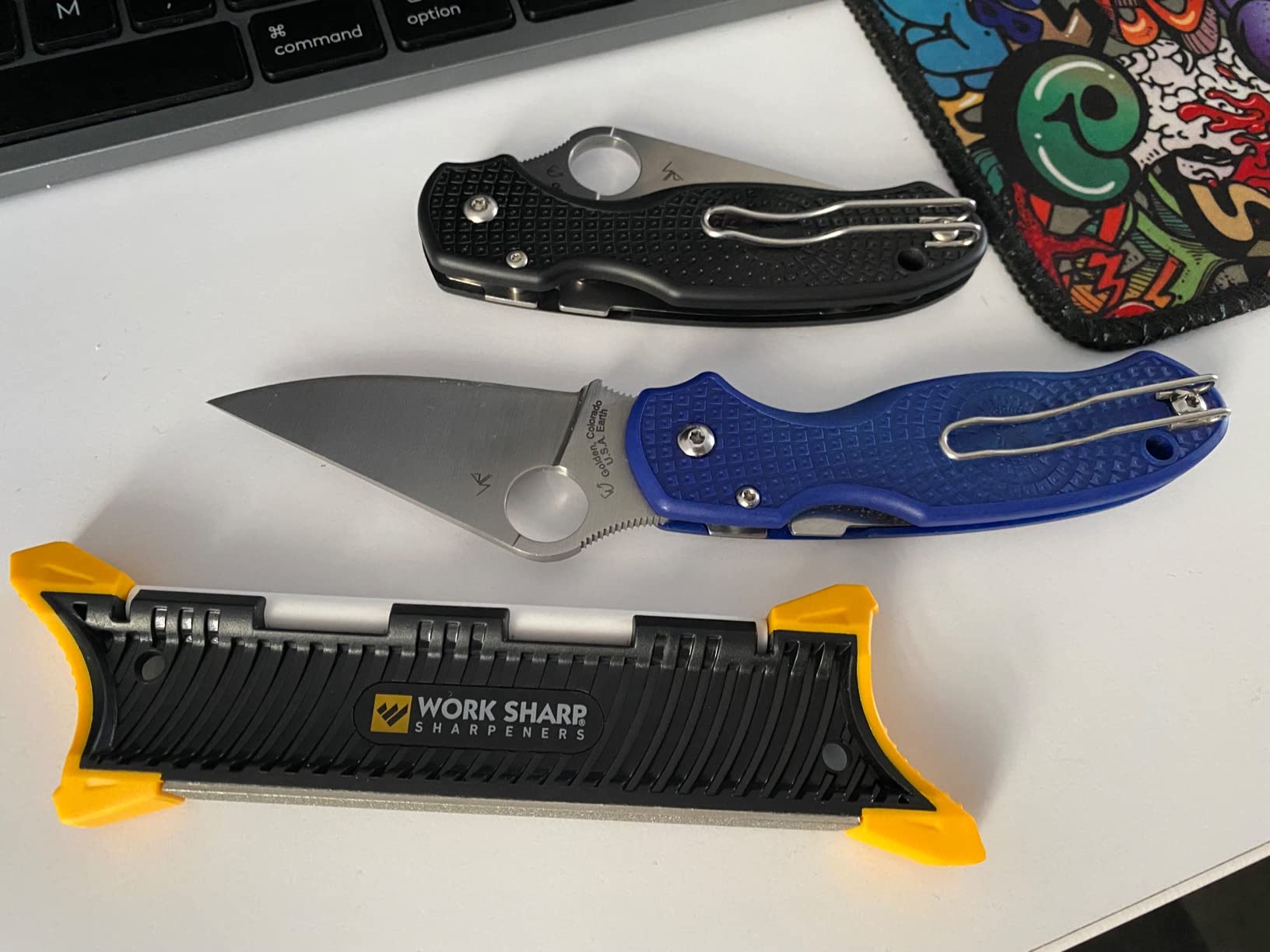Work Sharp Portable Pocket and Hunting Knife Sharpener, WSGPS-W - Customer Photo 1