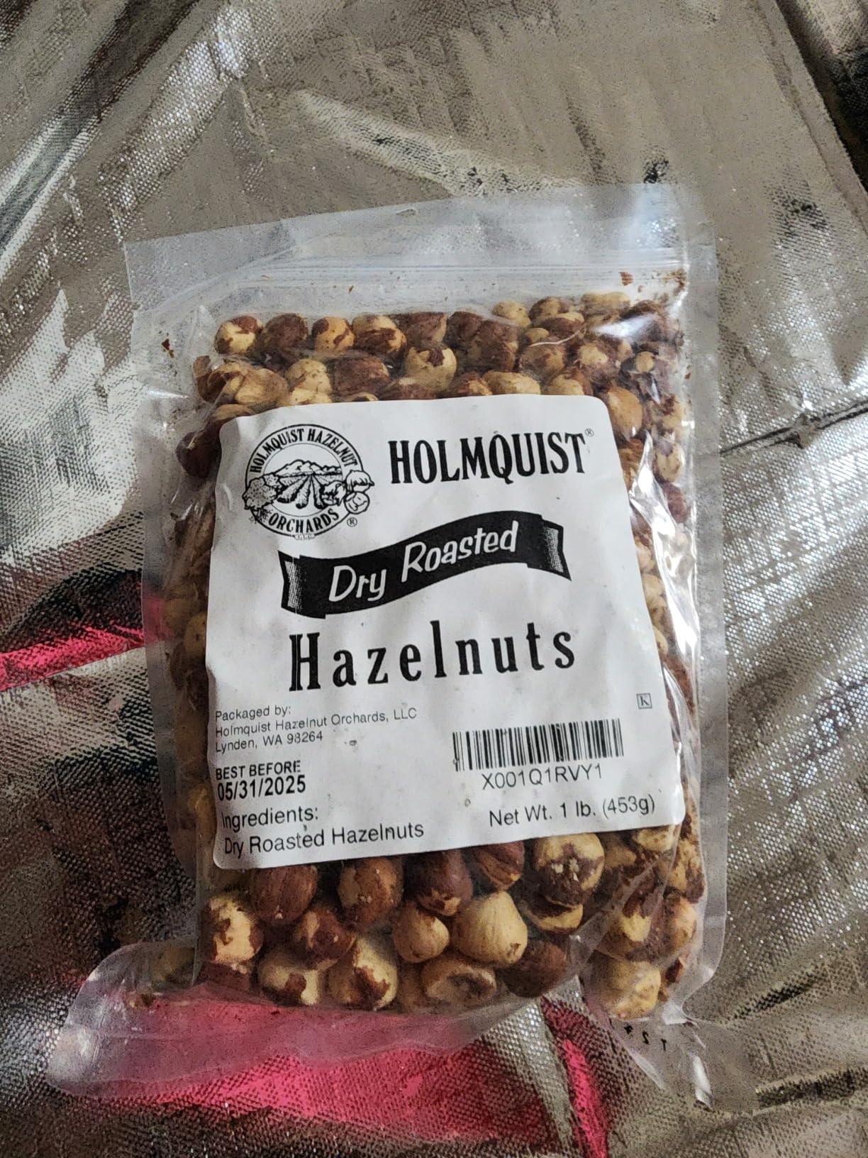1 LB | Holmquist Hazelnuts Dry (AIR) Roasted Hazelnuts | Unsalted | NON-GMO, GLUTEN FREE, KOSHER, RESEALABLE, KETO-FRIENDLY | GROWN IN USA - Customer Photo 1
