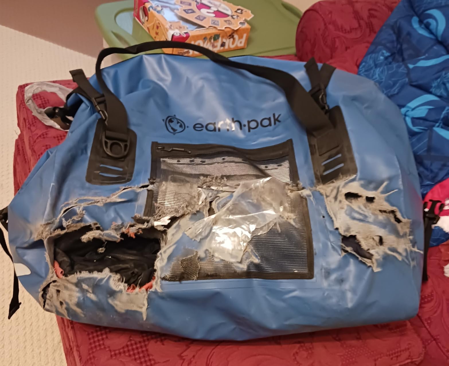 Earth Pak Waterproof Duffel Bag - Heavy Duty Motorcycle Dry Bag with Large Storage Space Perfect for Traveling, Camping, Kayaking, Fishing & Canoeing Bag 50L/70L/90L/120L Sizes - Customer Photo 2