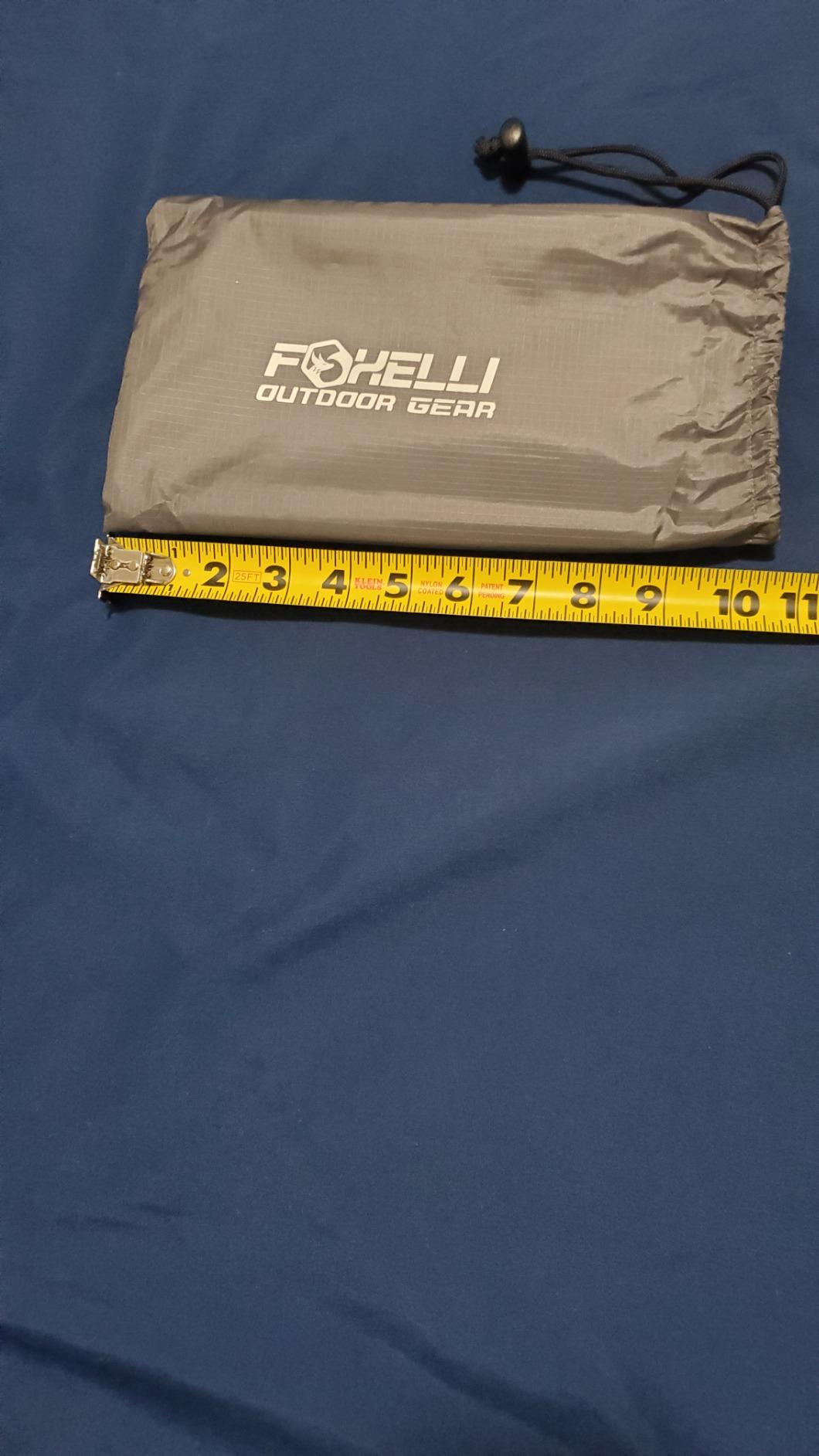 Foxelli Rain Poncho for Adults – Extra Long Reusable Waterproof Raincoat with Hood, Lightweight for Hiking, Camping, Outdoors - Customer Photo 1