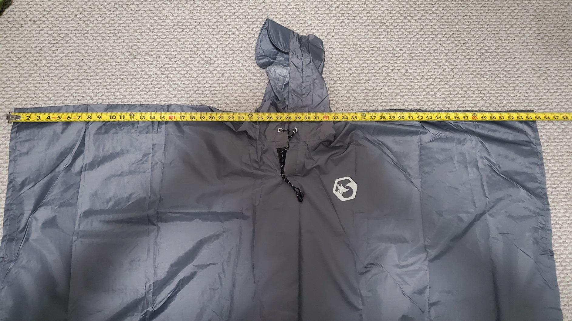 Foxelli Rain Poncho for Adults – Extra Long Reusable Waterproof Raincoat - Customer Photo 4