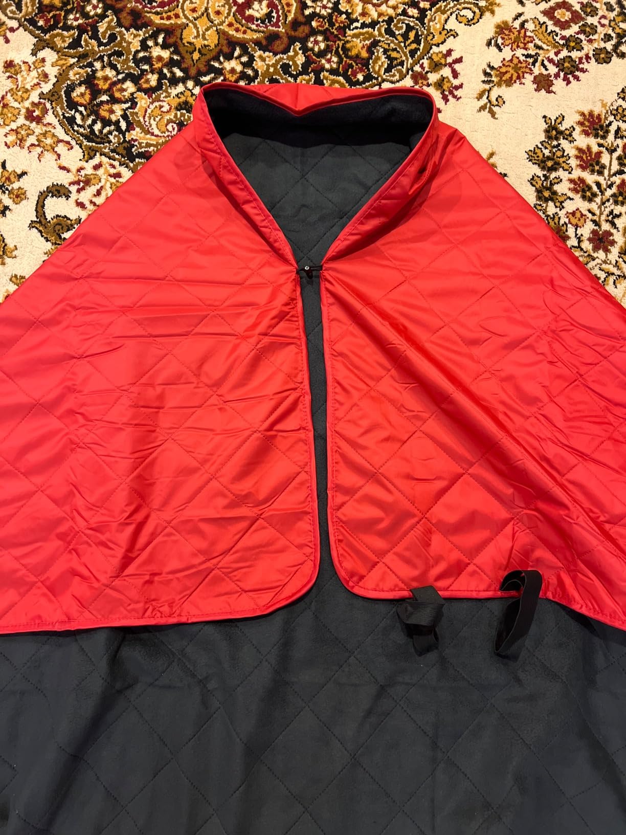 DOWN UNDER OUTDOORS Large Waterproof Windproof Extra Thick 350 GSM Quilted Fleece Stadium Blanket customer photo 2