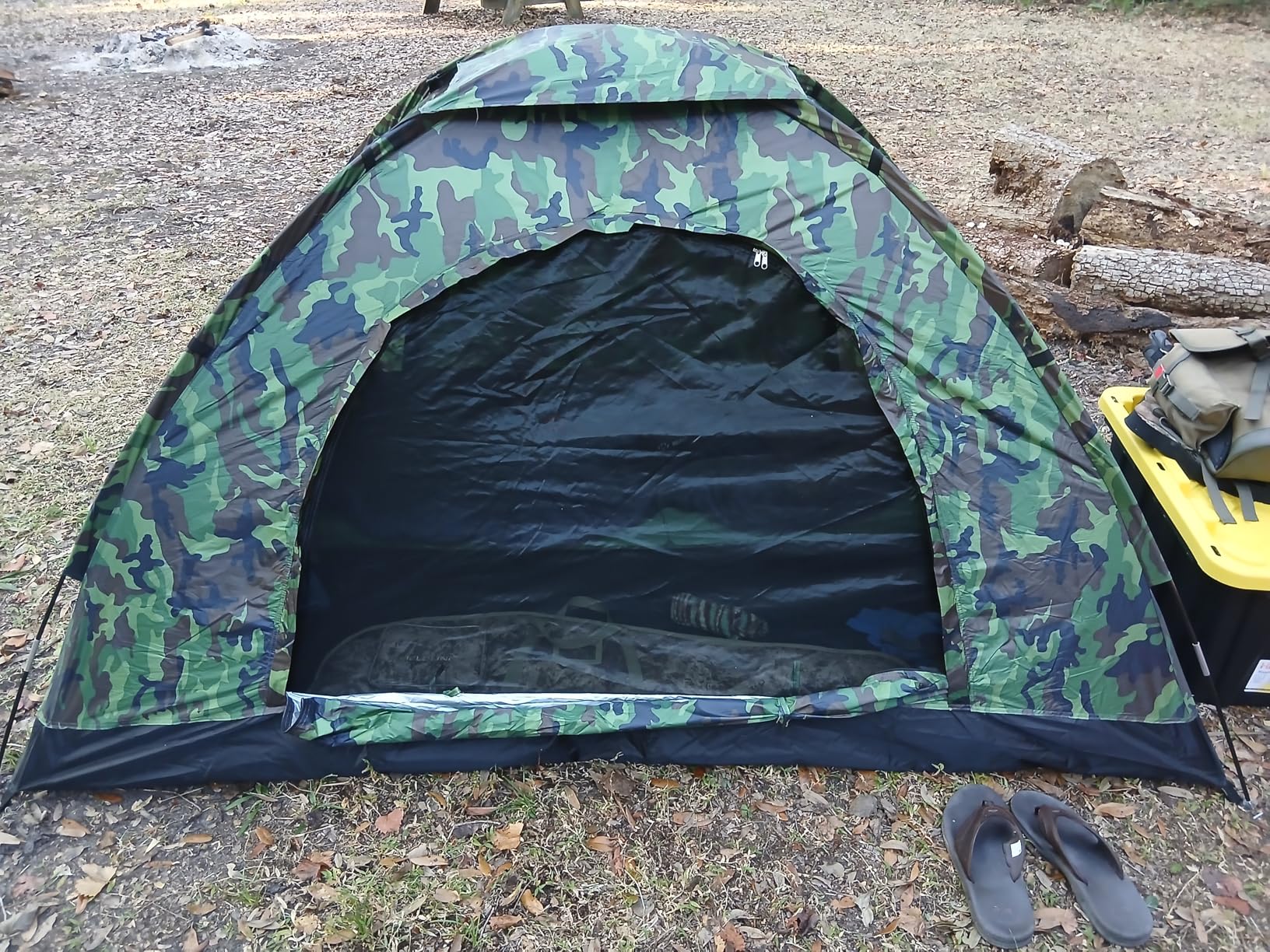 Sutekus Tent Camouflage Patterns Camping Tent Backpacking Tent for Camping Hiking - Customer Photo 2