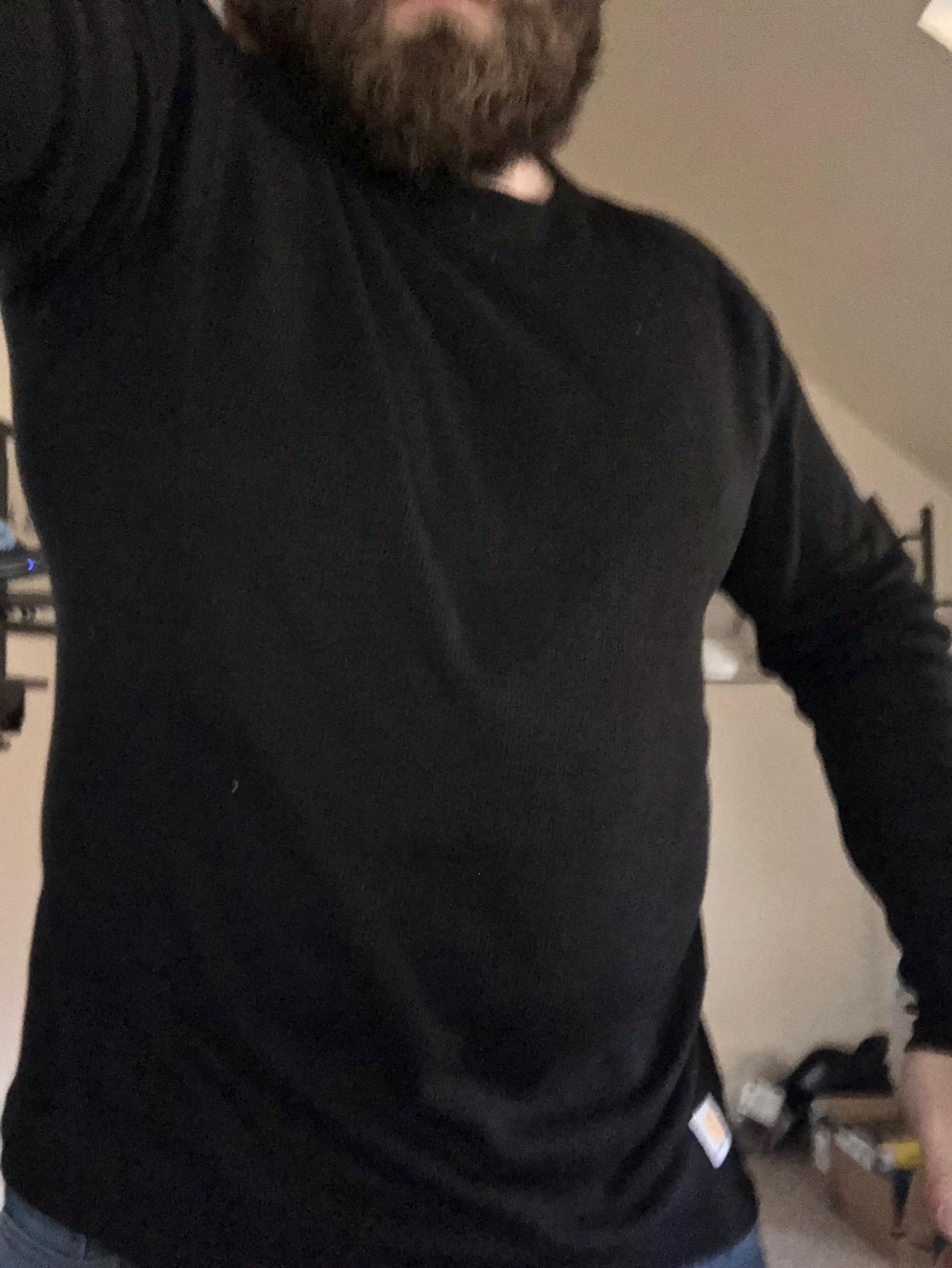 Carhartt Men's MBL113 Base Force Midweight Base Layer Classic Crew Customer Review Carhartt Men's MBL113 Base Force Midweight Base Layer Classic Crew - Customer Photo 3