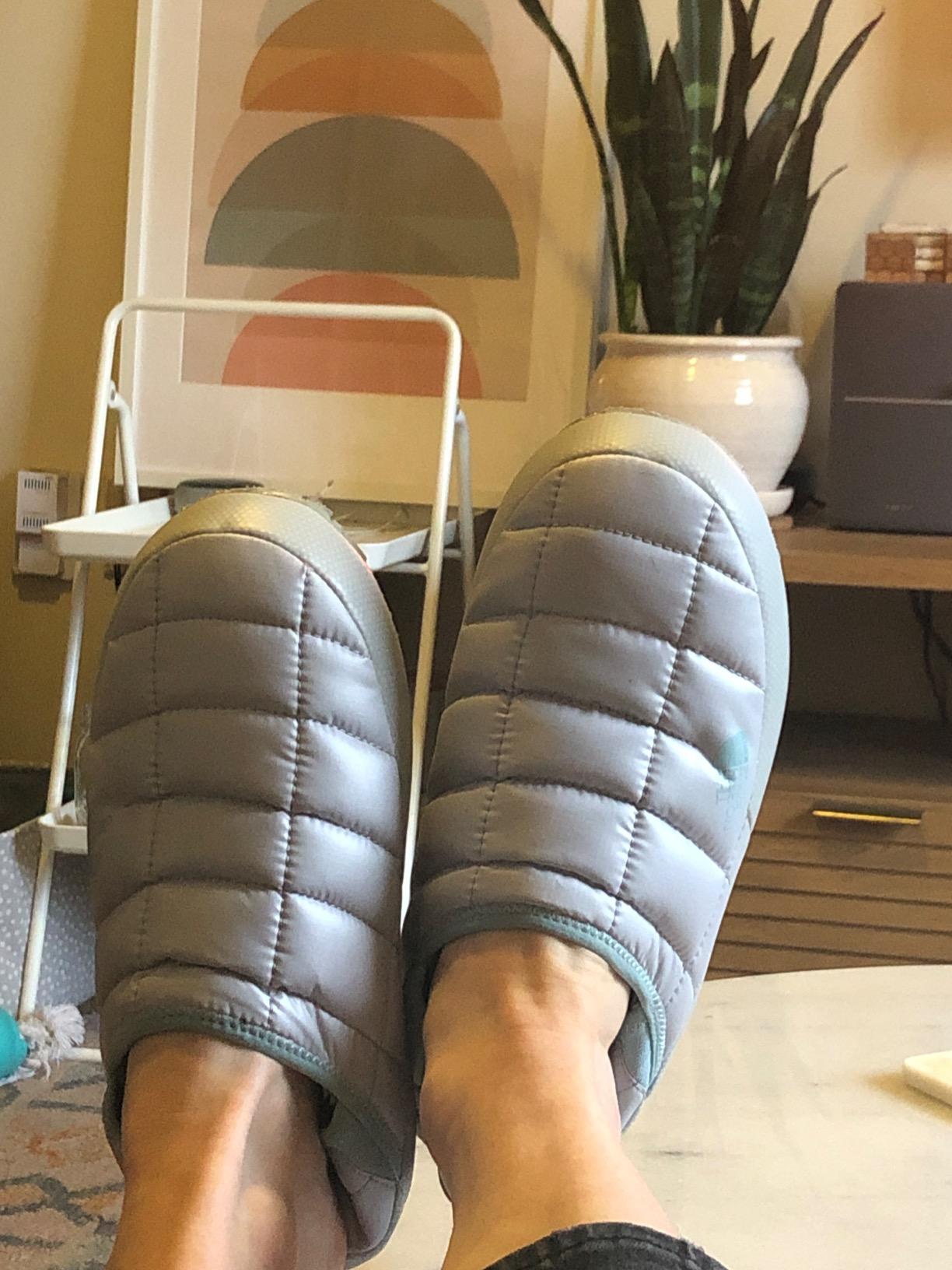 THE NORTH FACE Women's Thermoball Traction Mule V Winter Shoe | Insulated & Water Repellent, Rubber Outsole - Customer Photo 3