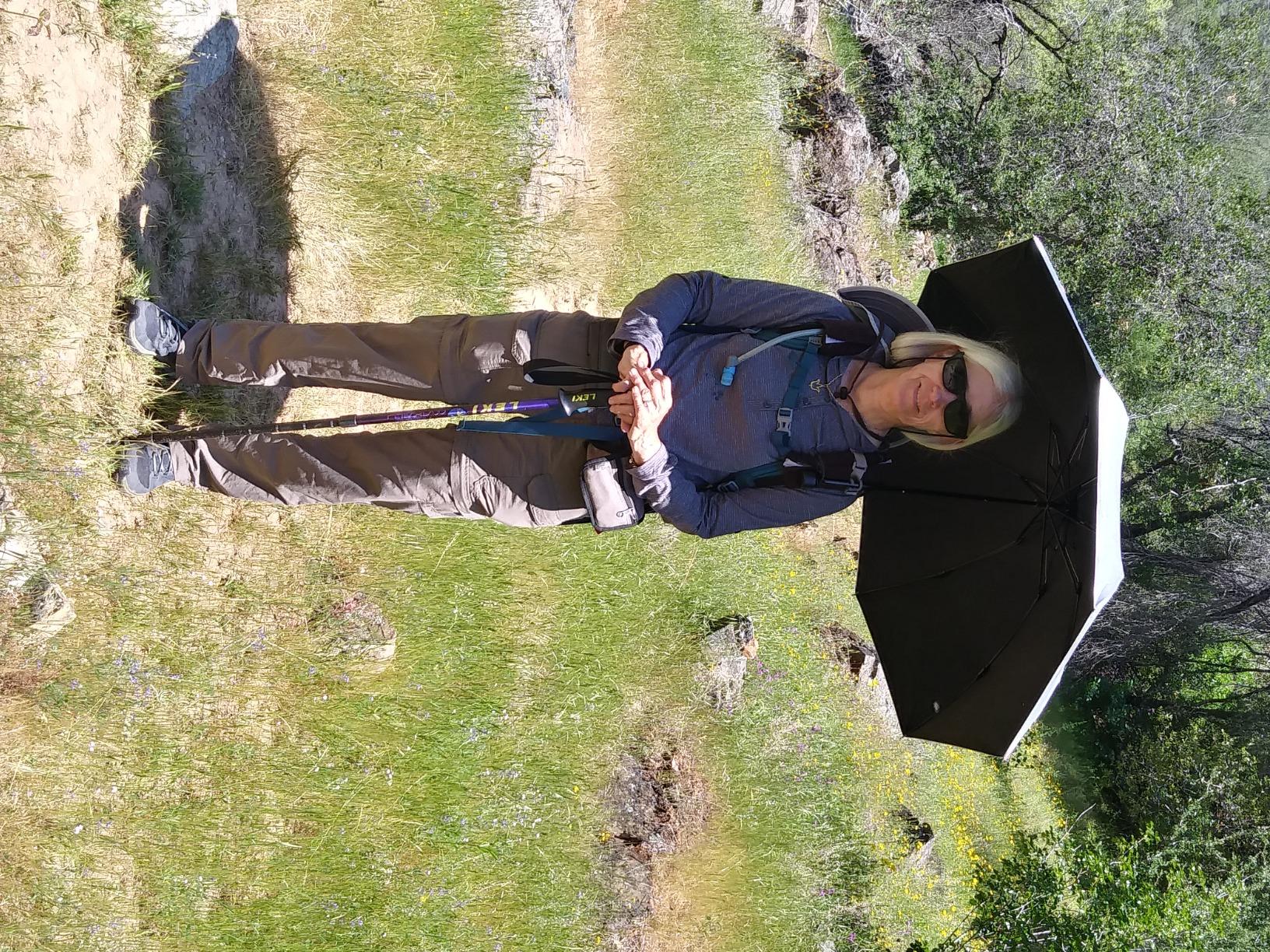 Six Moon Designs Silver Shadow Mini Ultralight Compact Umbrella: The Ultimate Mini Travel Umbrella Offering Sun and Rain Protection - Perfect Hiking or Backpack Companion. A trekker's dream. - Customer Photo 1